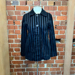 LISA LAW Y2K striped jacket