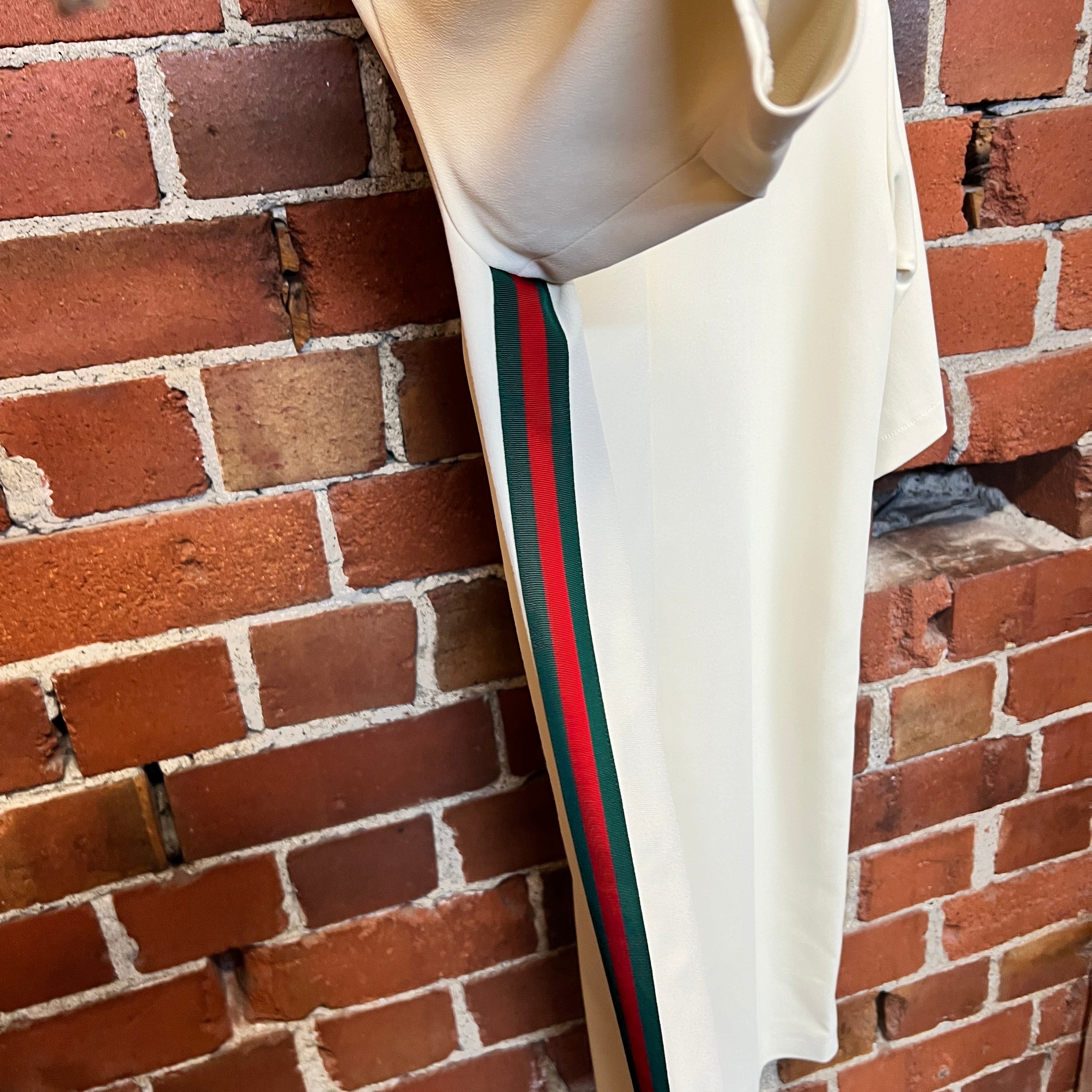 GUCCI crepe sports stripe dress