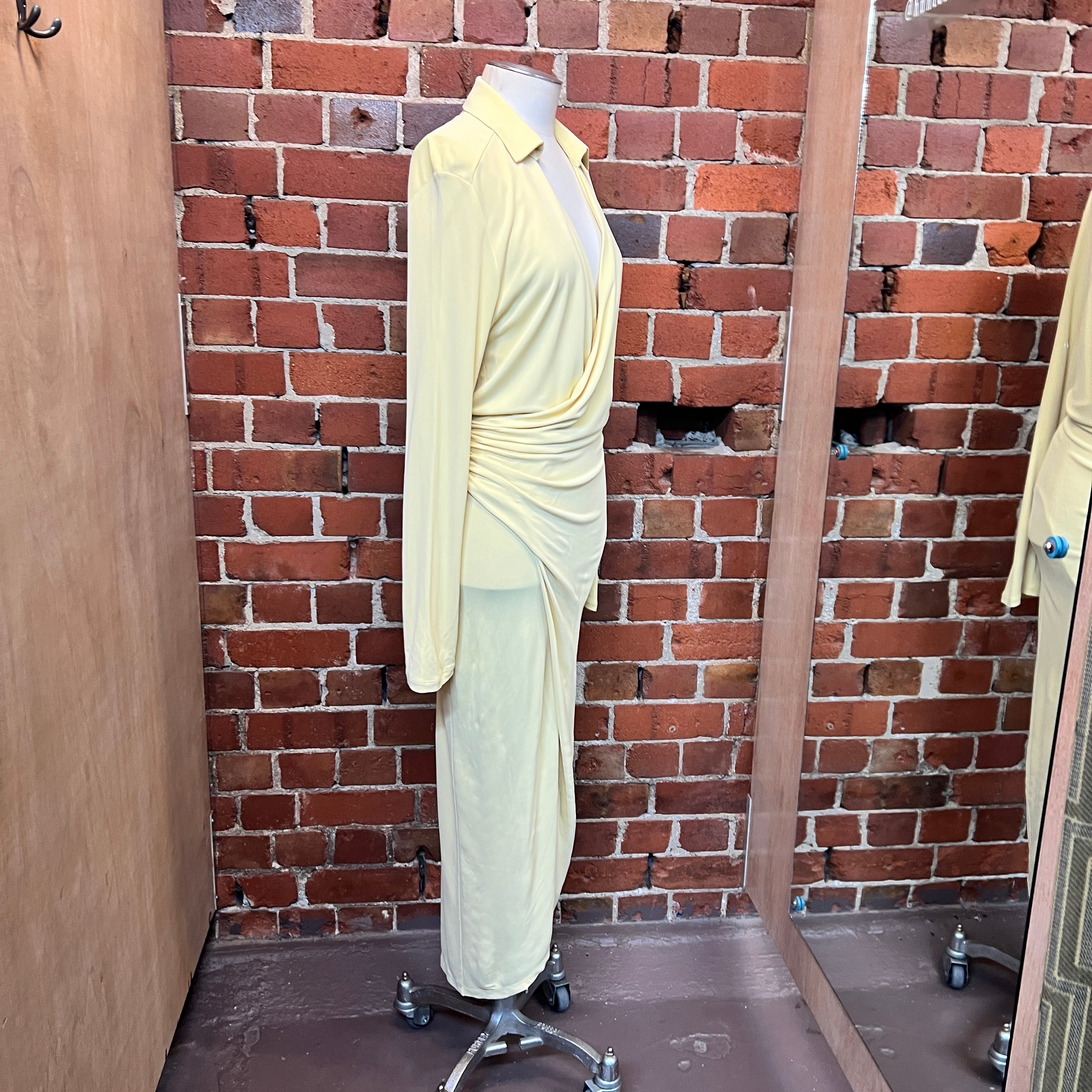 PARIS GEORGIA drape gown