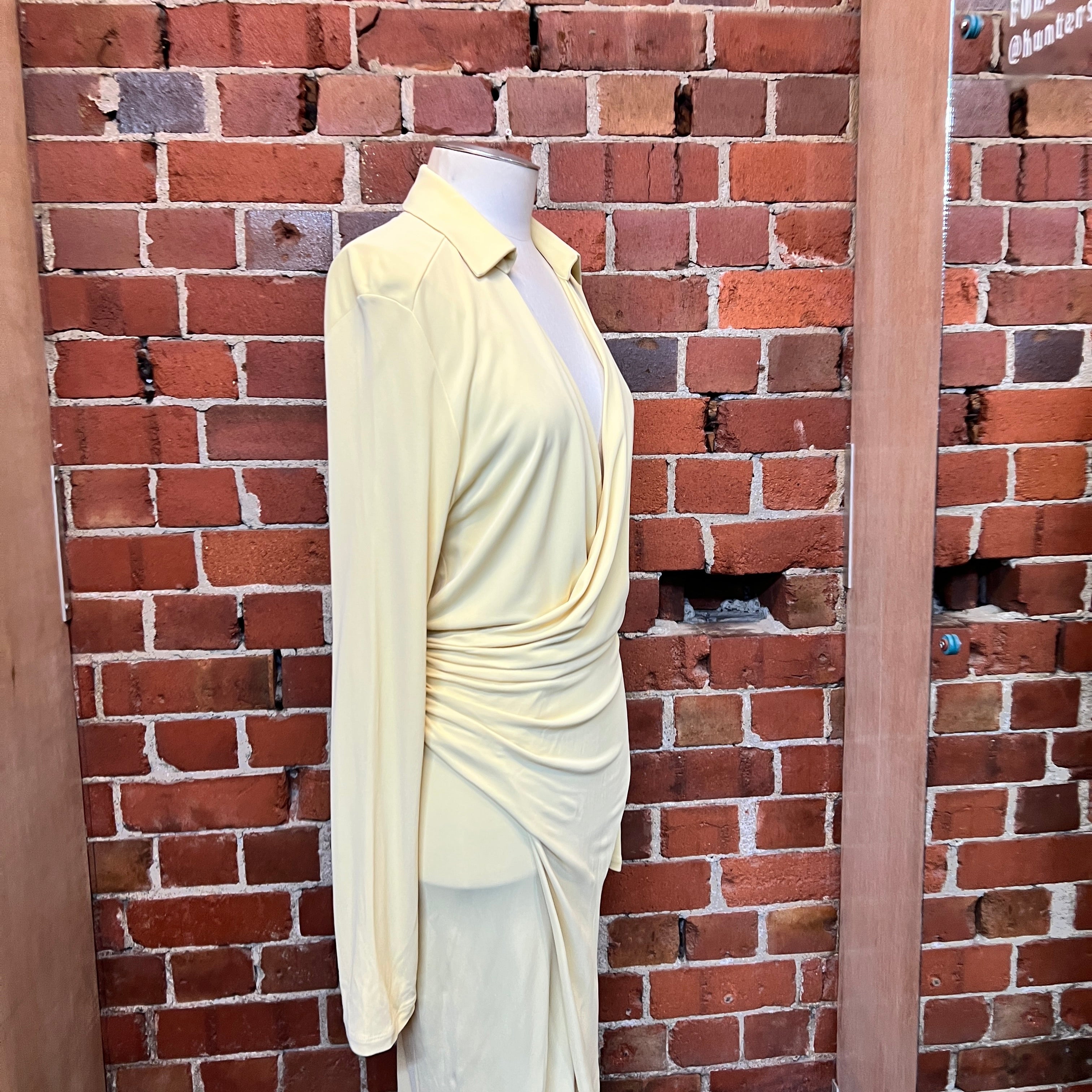 PARIS GEORGIA drape gown