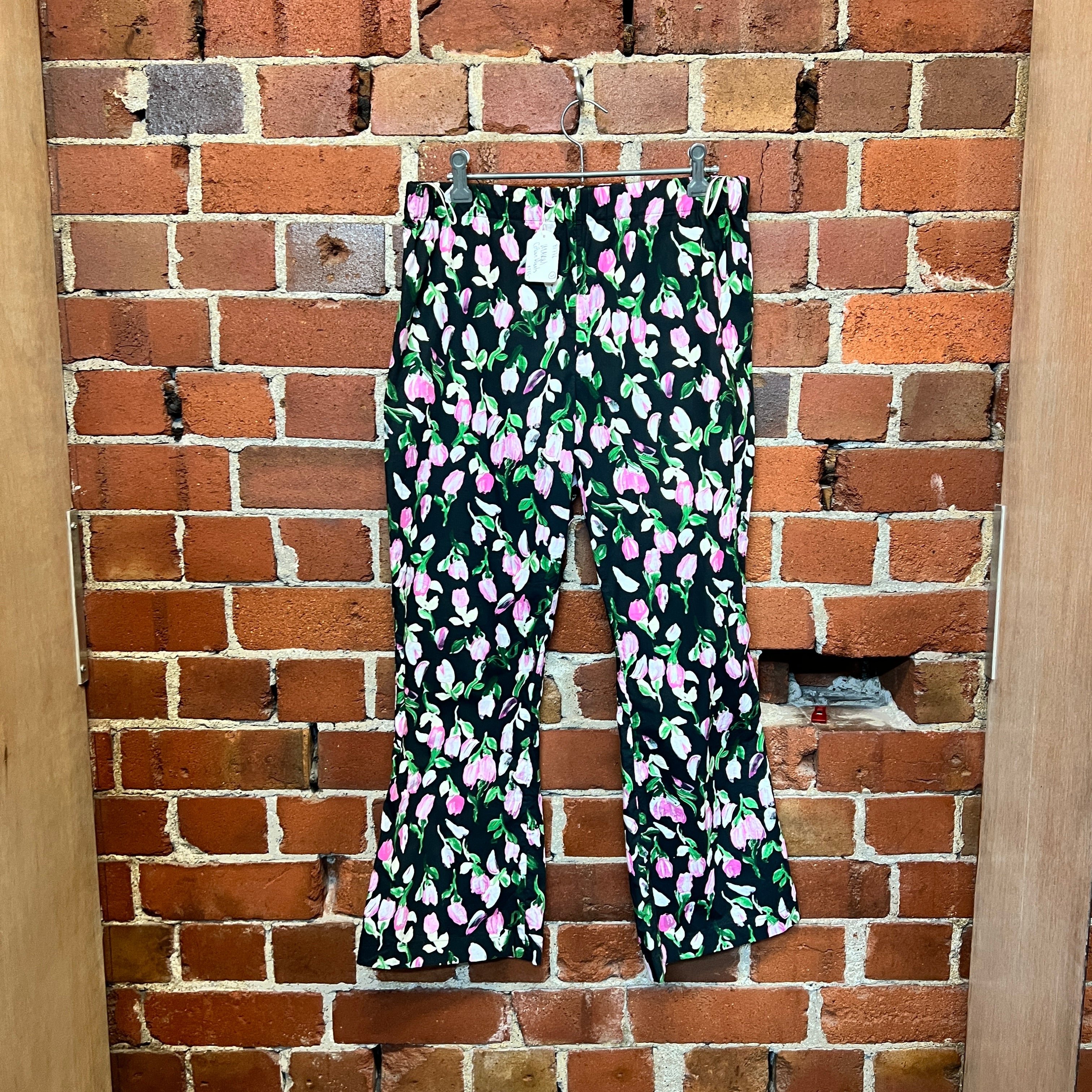 MARNI floral cotton pants