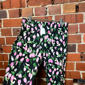 MARNI floral cotton pants