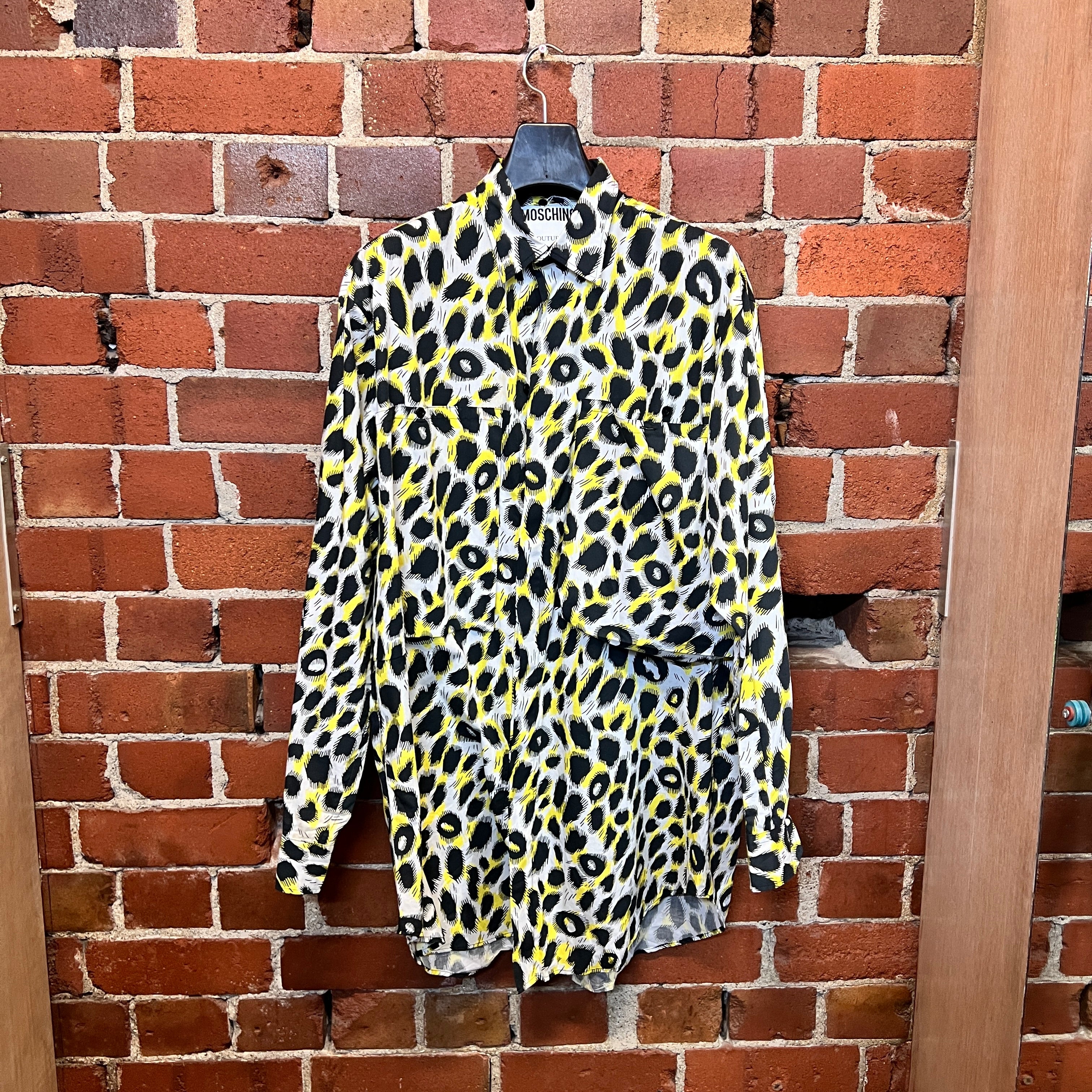 MOSCHINO leopard shirt