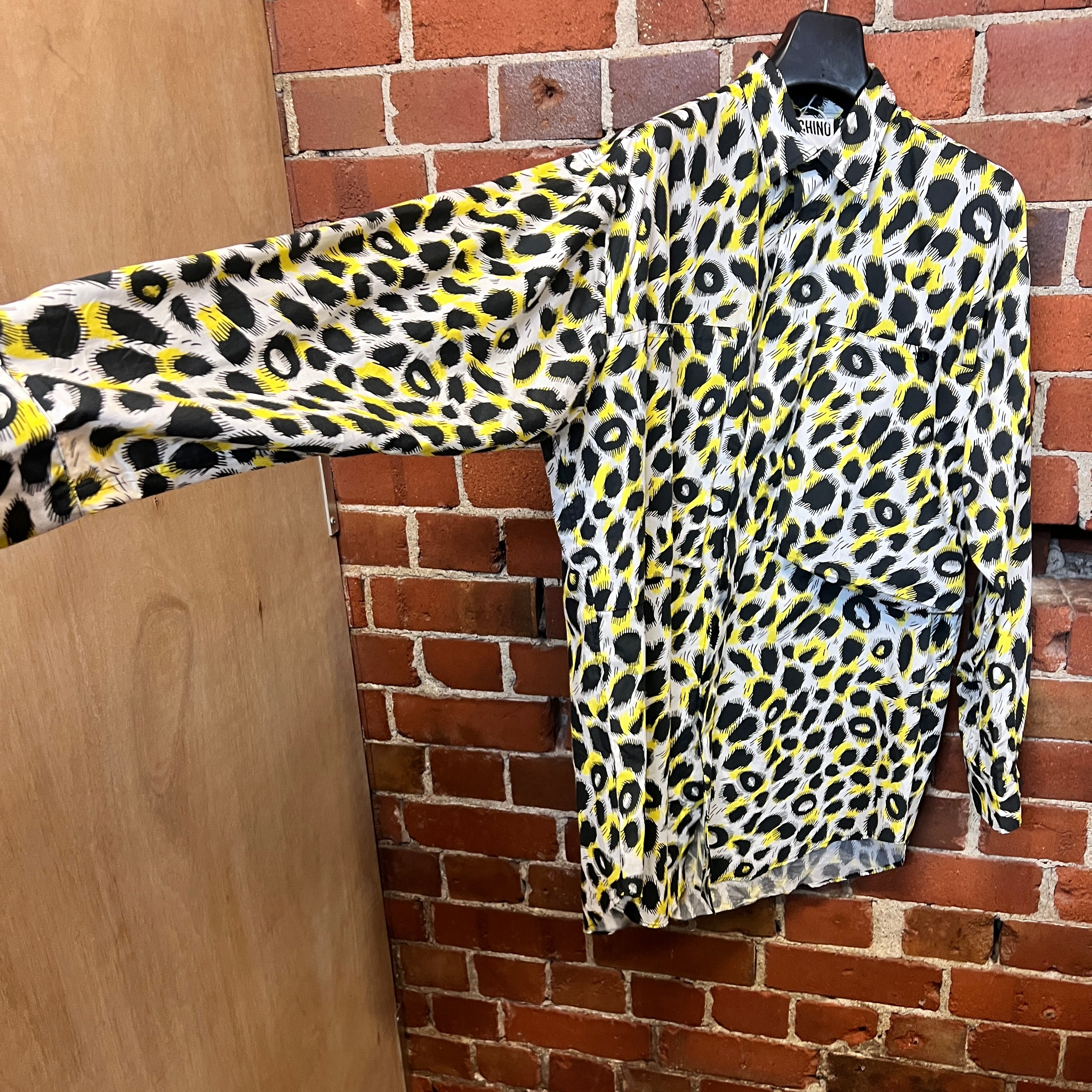 MOSCHINO leopard shirt