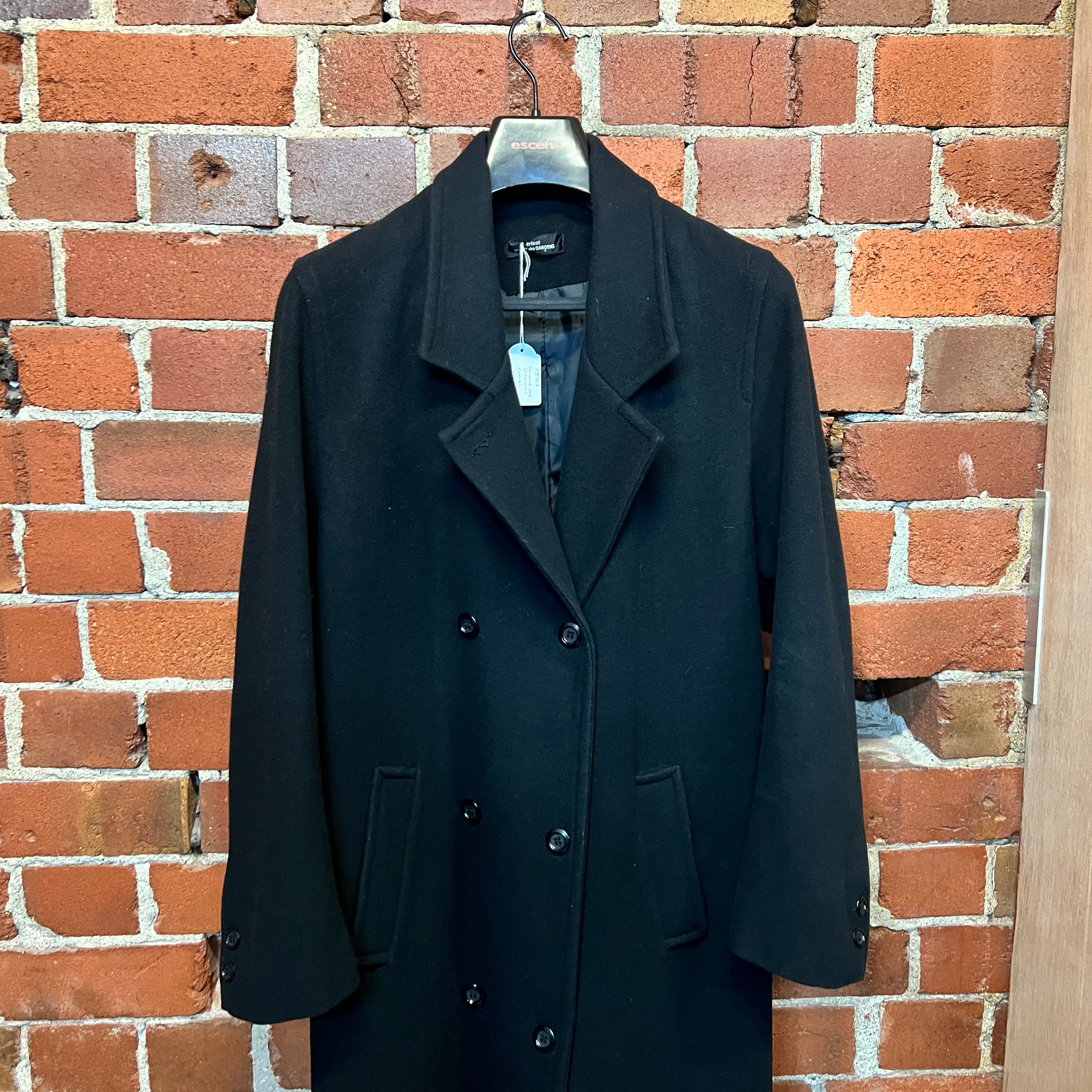 COMME DES GARSONS maxi wool coat