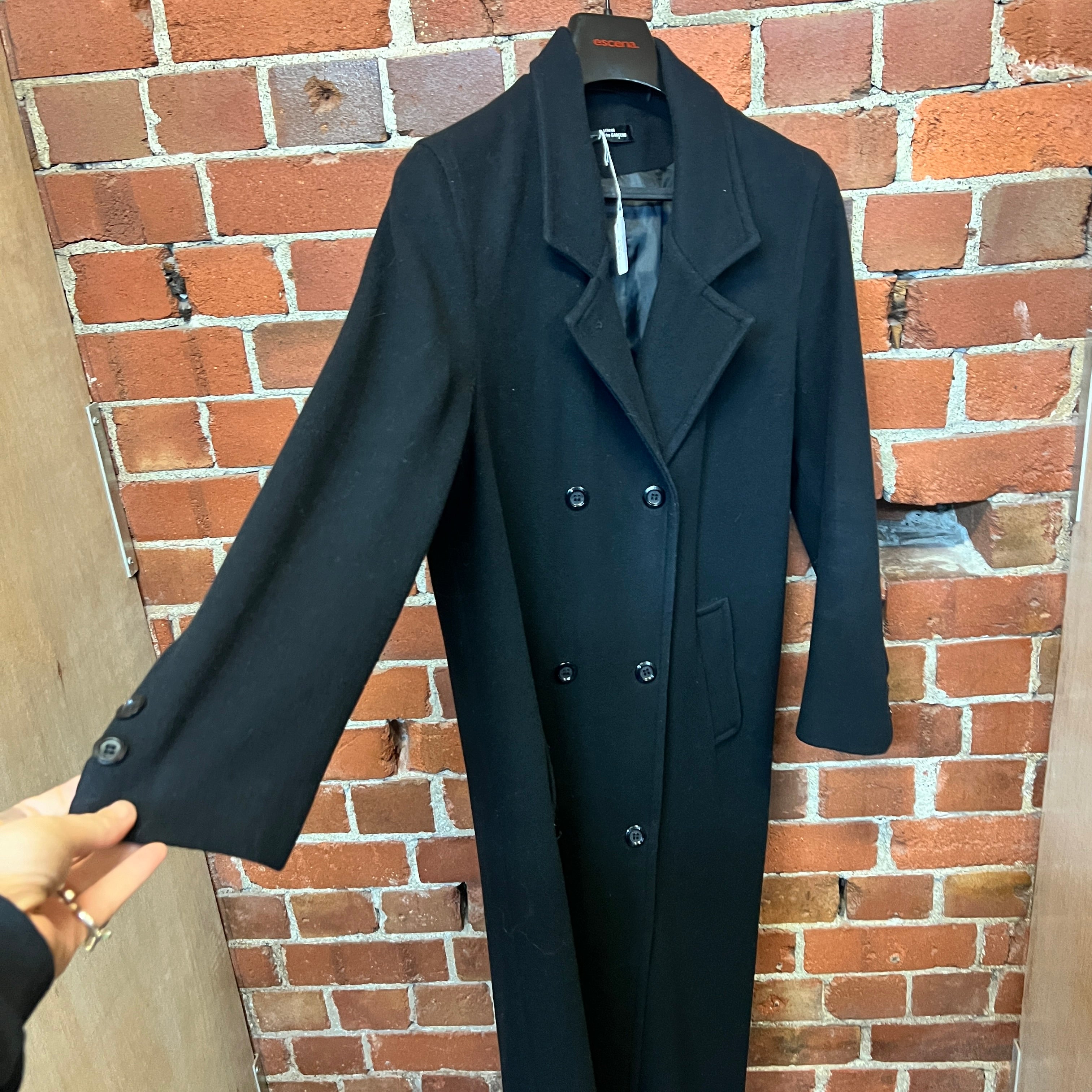 COMME DES GARSONS maxi wool coat