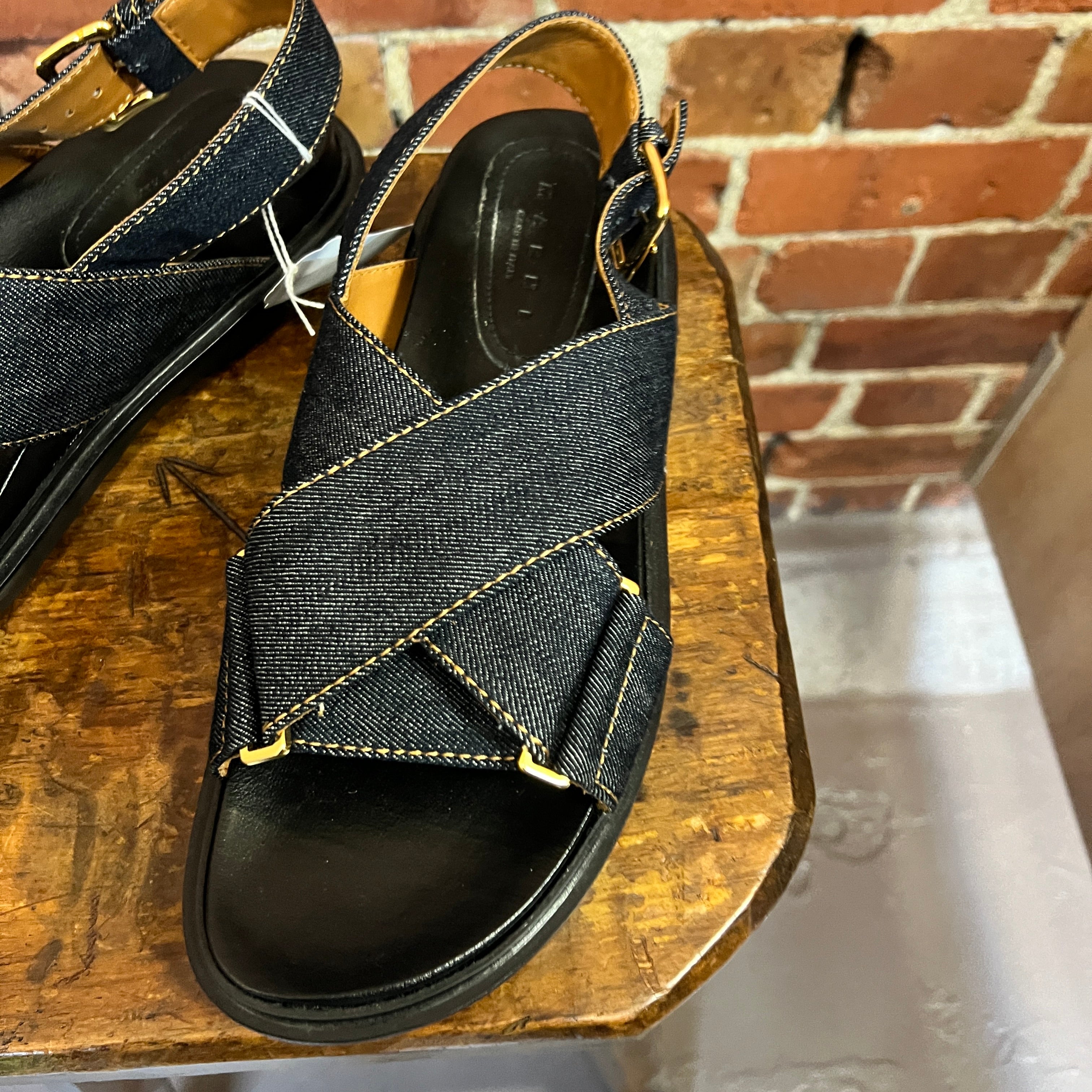 MARNI denim sandals 41