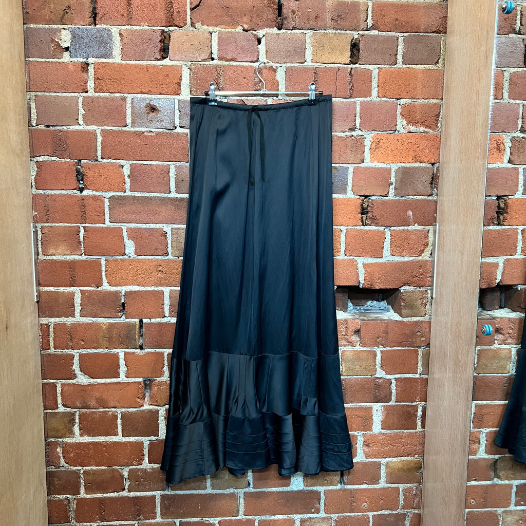 ANN DEMULEMEESTER rayon maxi skirt