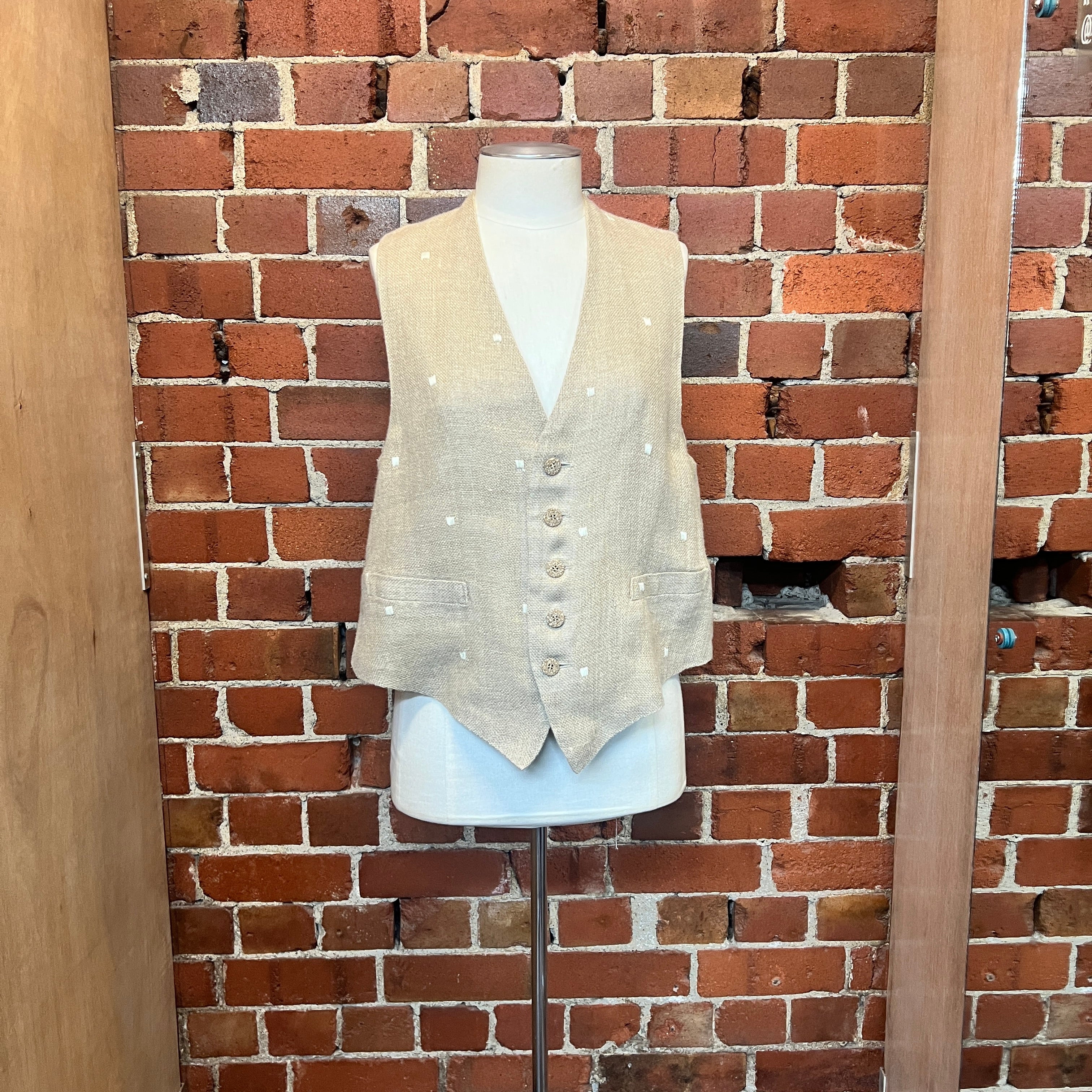 ISSEY MIYAKE 1980's linen vest