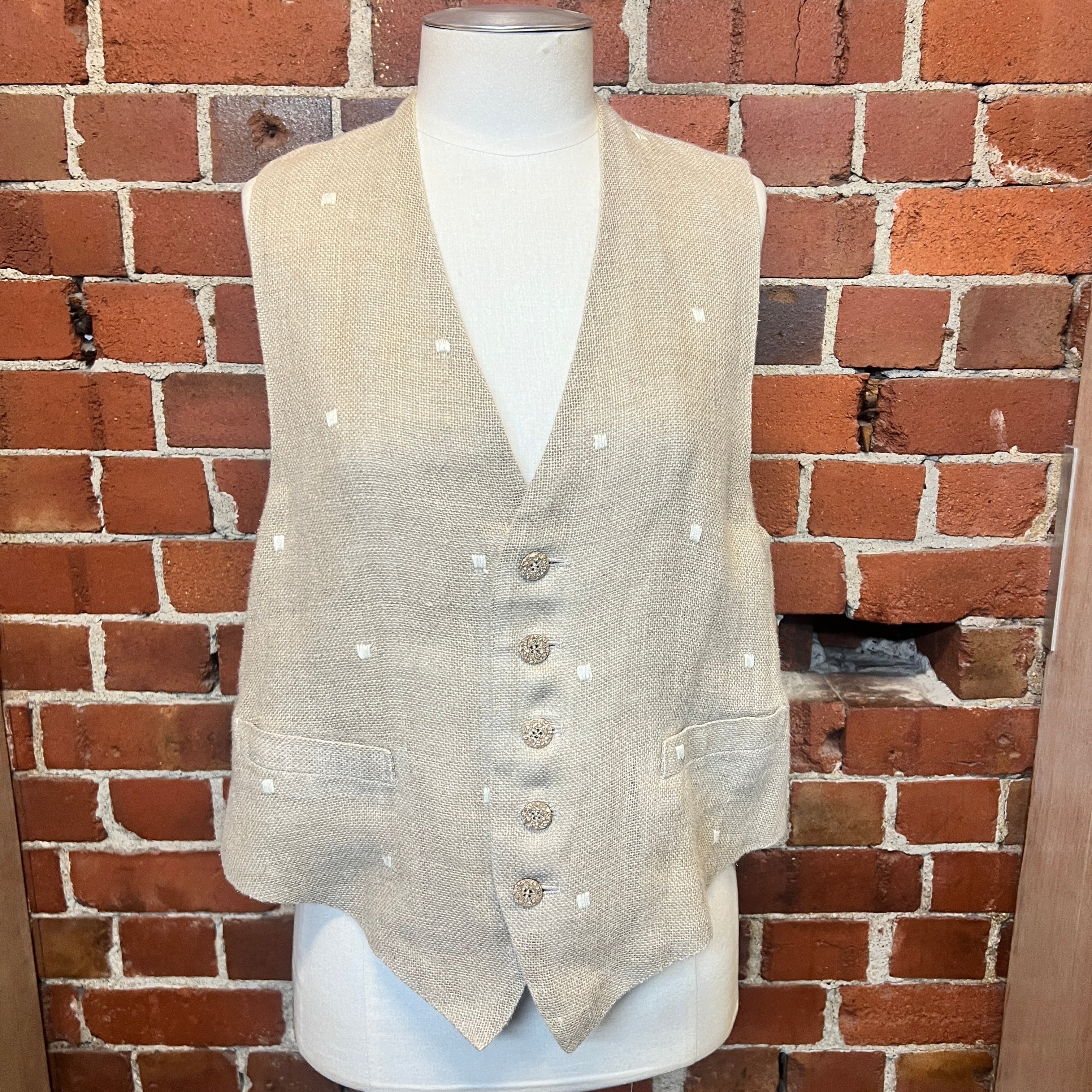 ISSEY MIYAKE 1980's linen vest