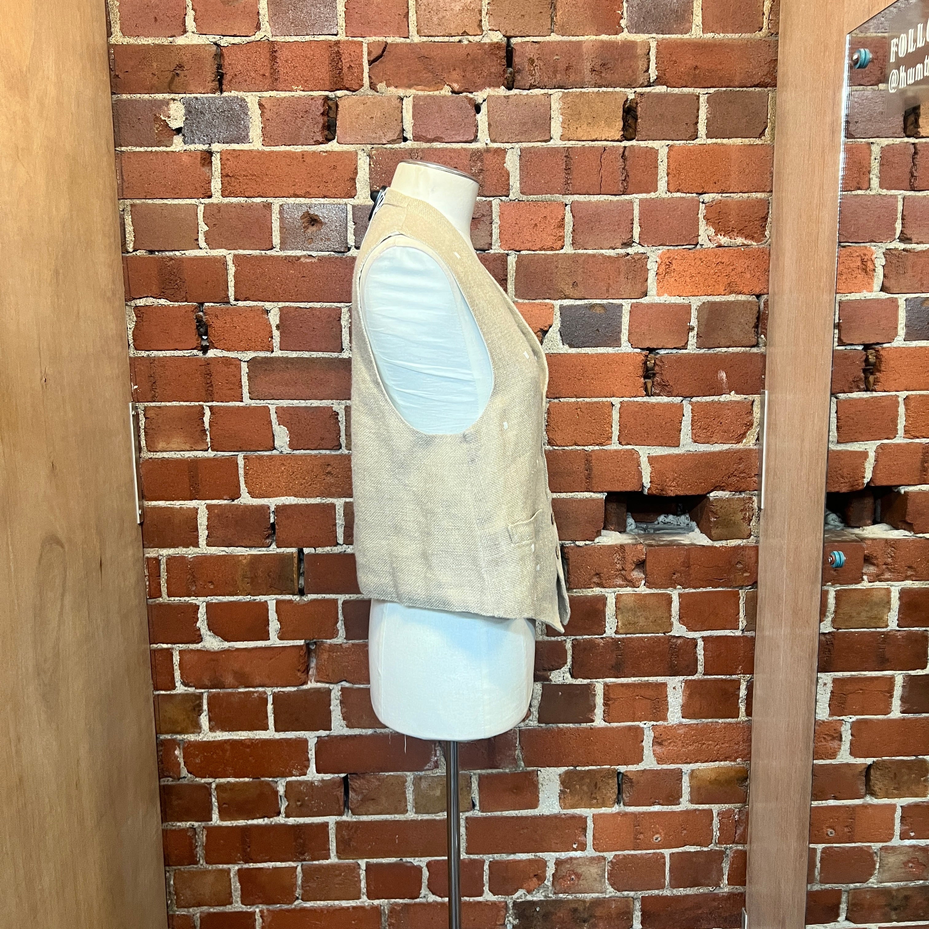 ISSEY MIYAKE 1980's linen vest