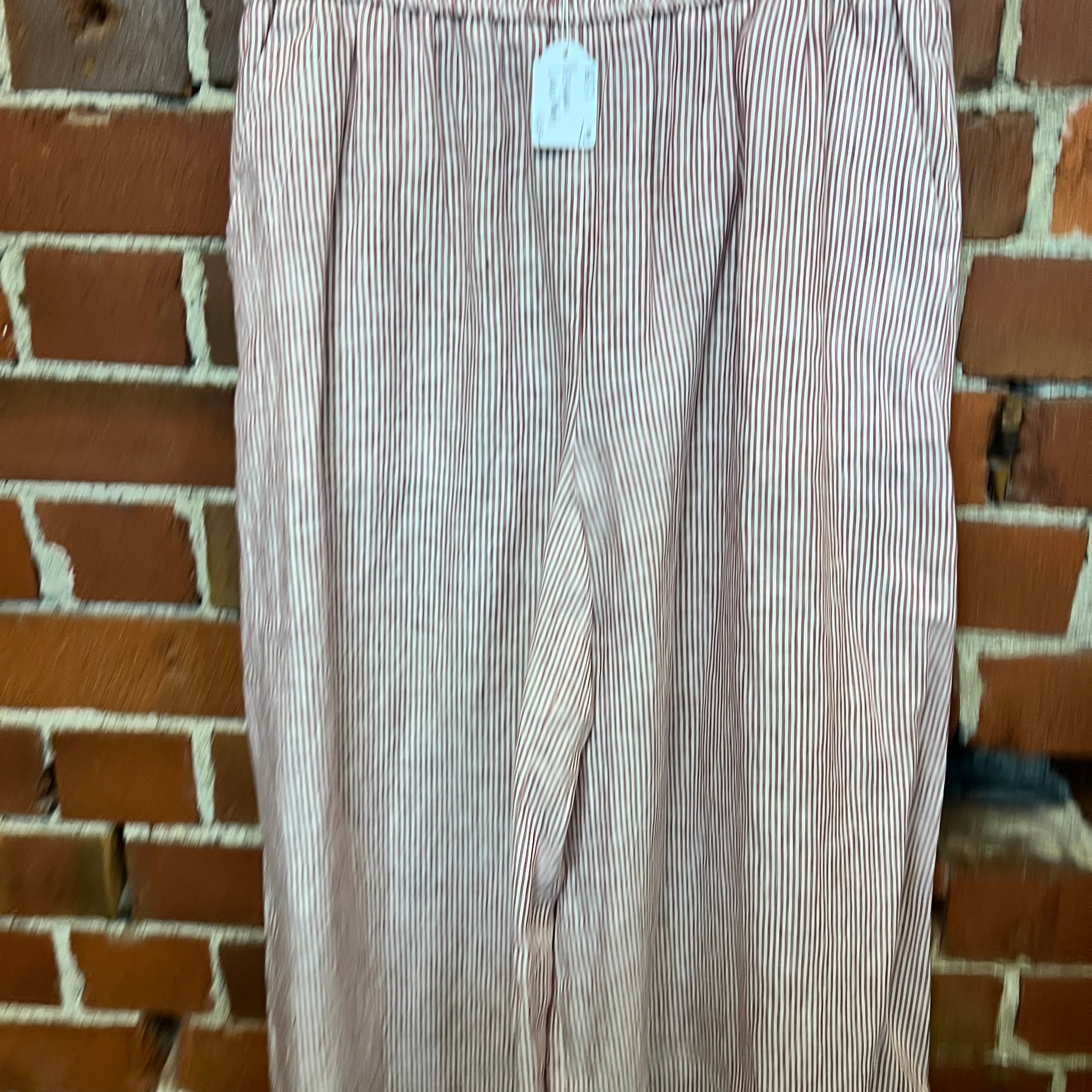 DESIGNER linen wide leg pants