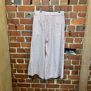 DESIGNER linen wide leg pants