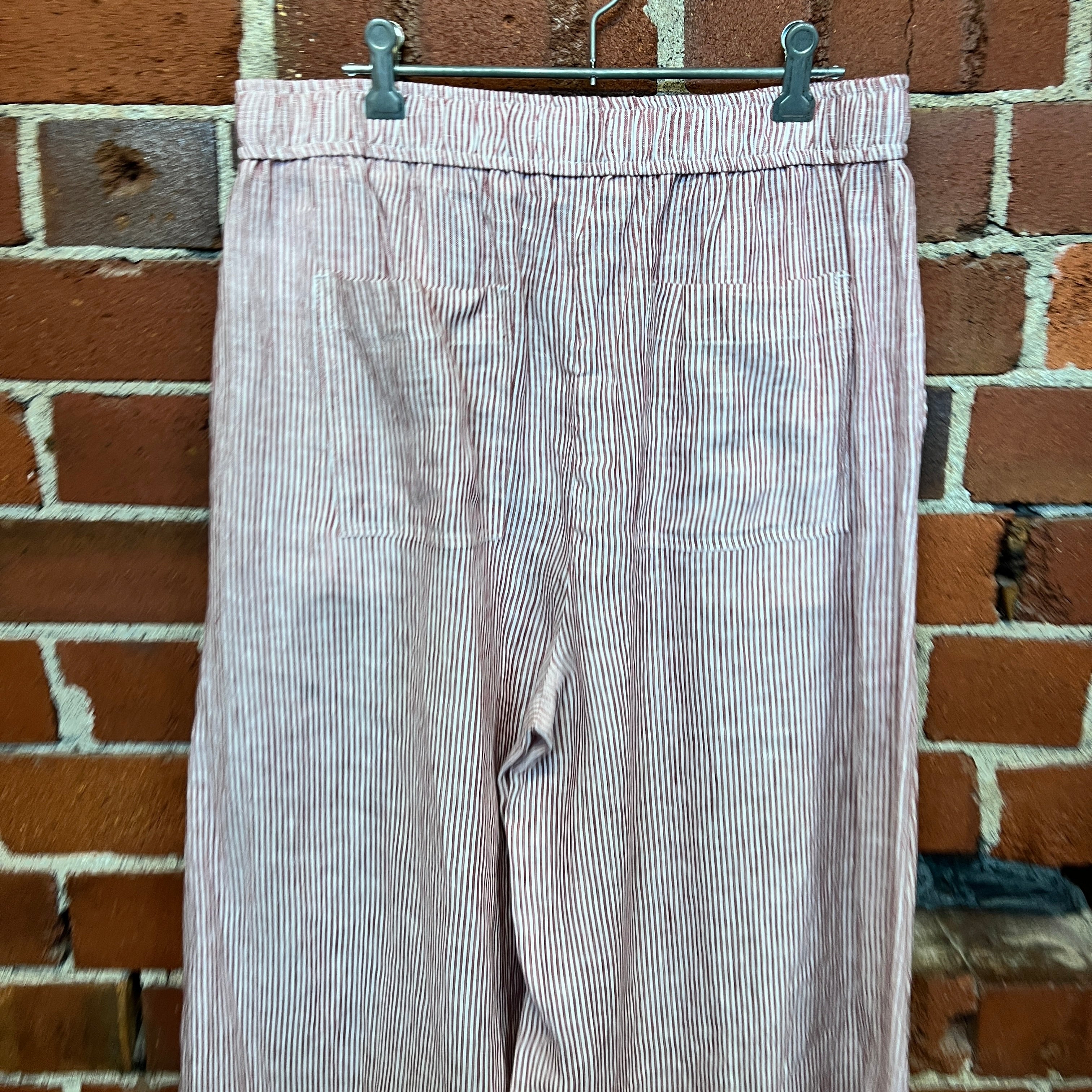 DESIGNER linen wide leg pants