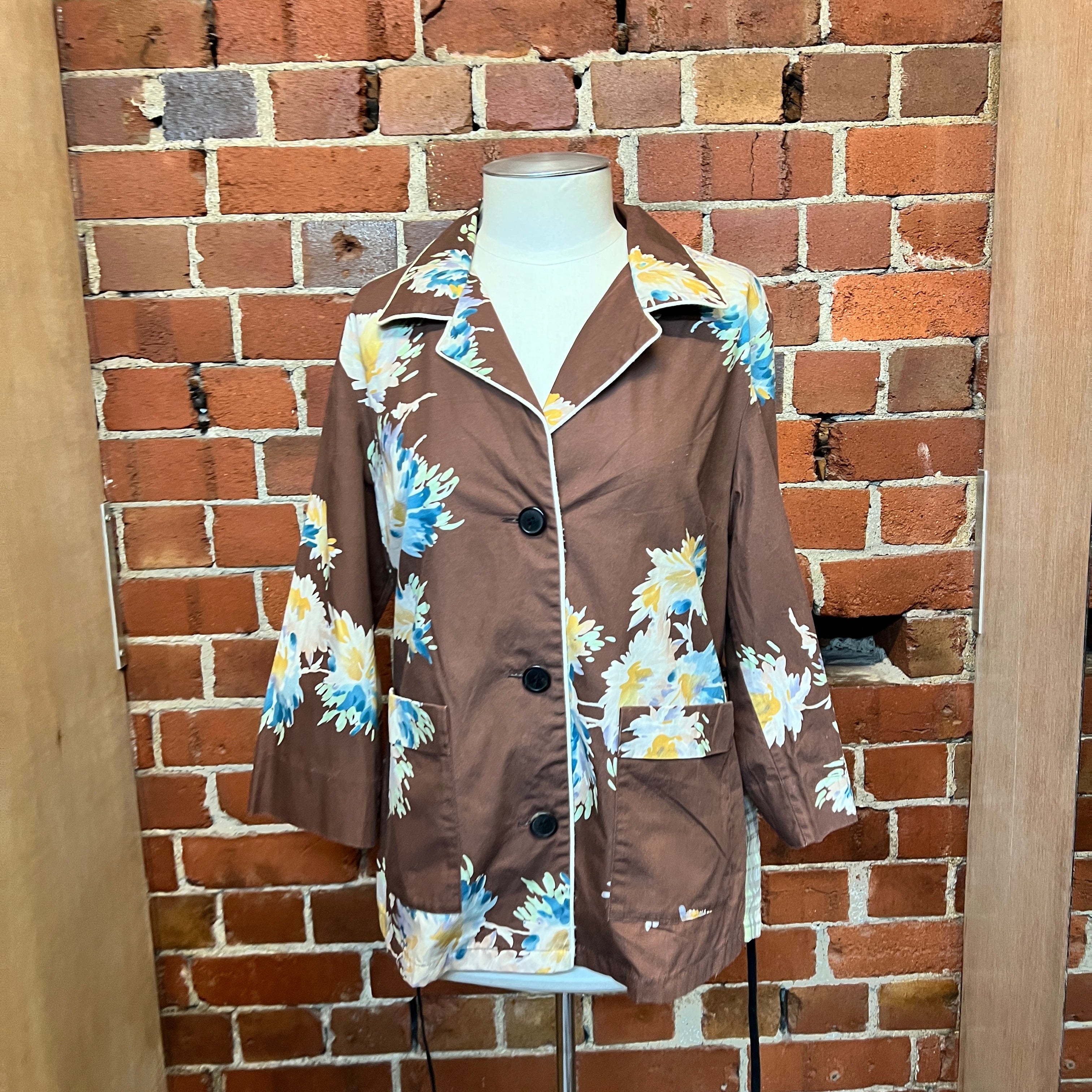 DRIES VAN NOTEN mixed fabric shirt