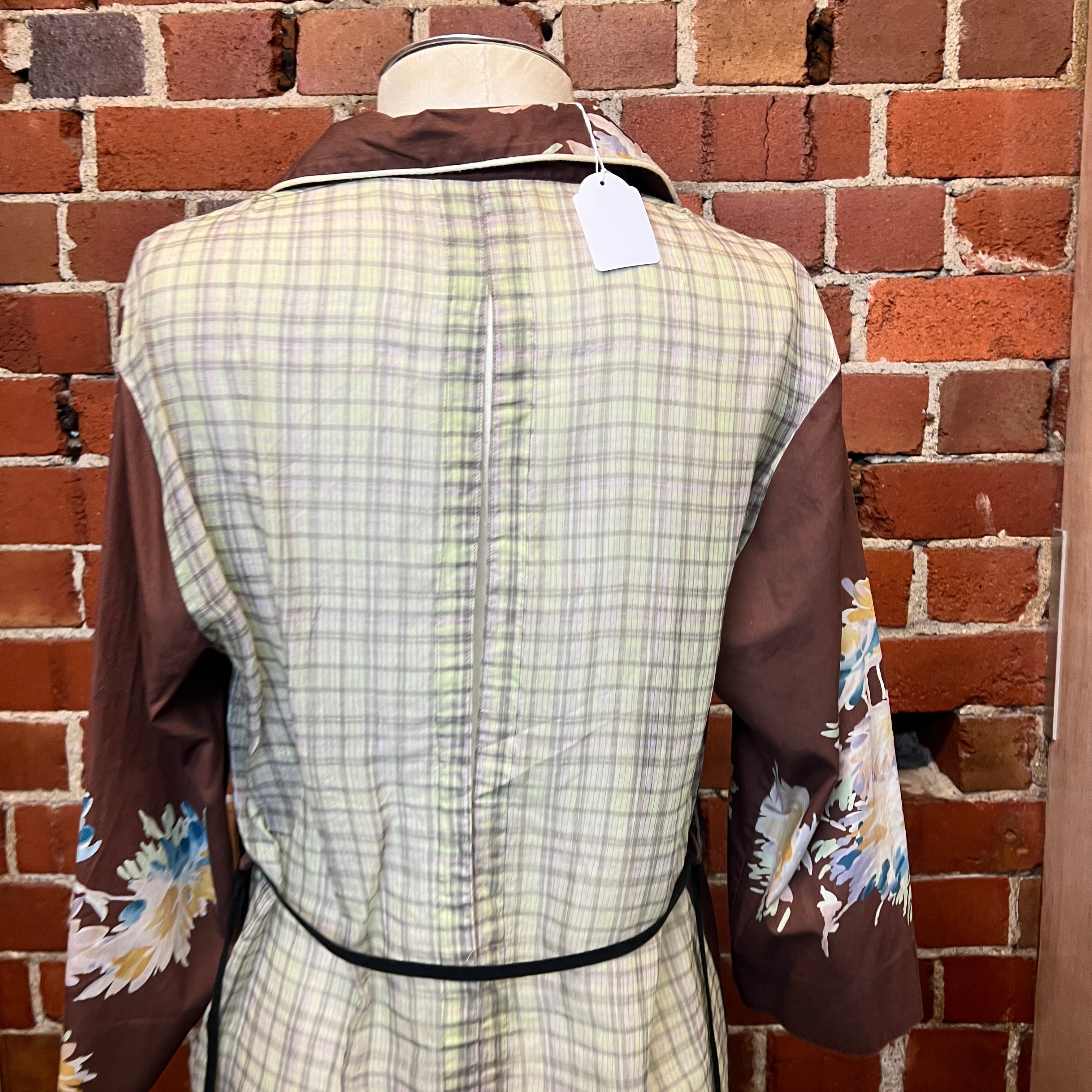 DRIES VAN NOTEN mixed fabric shirt