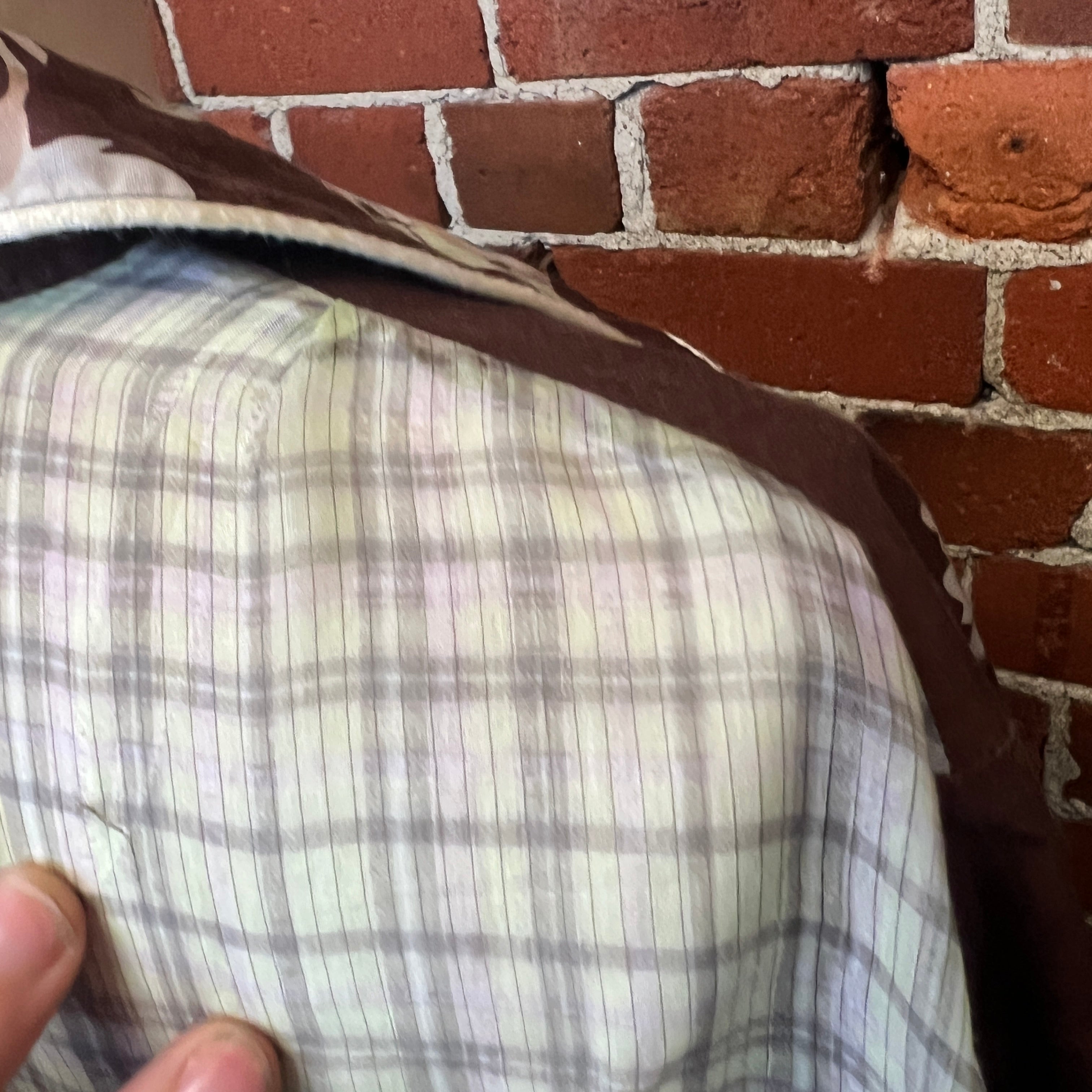 DRIES VAN NOTEN mixed fabric shirt