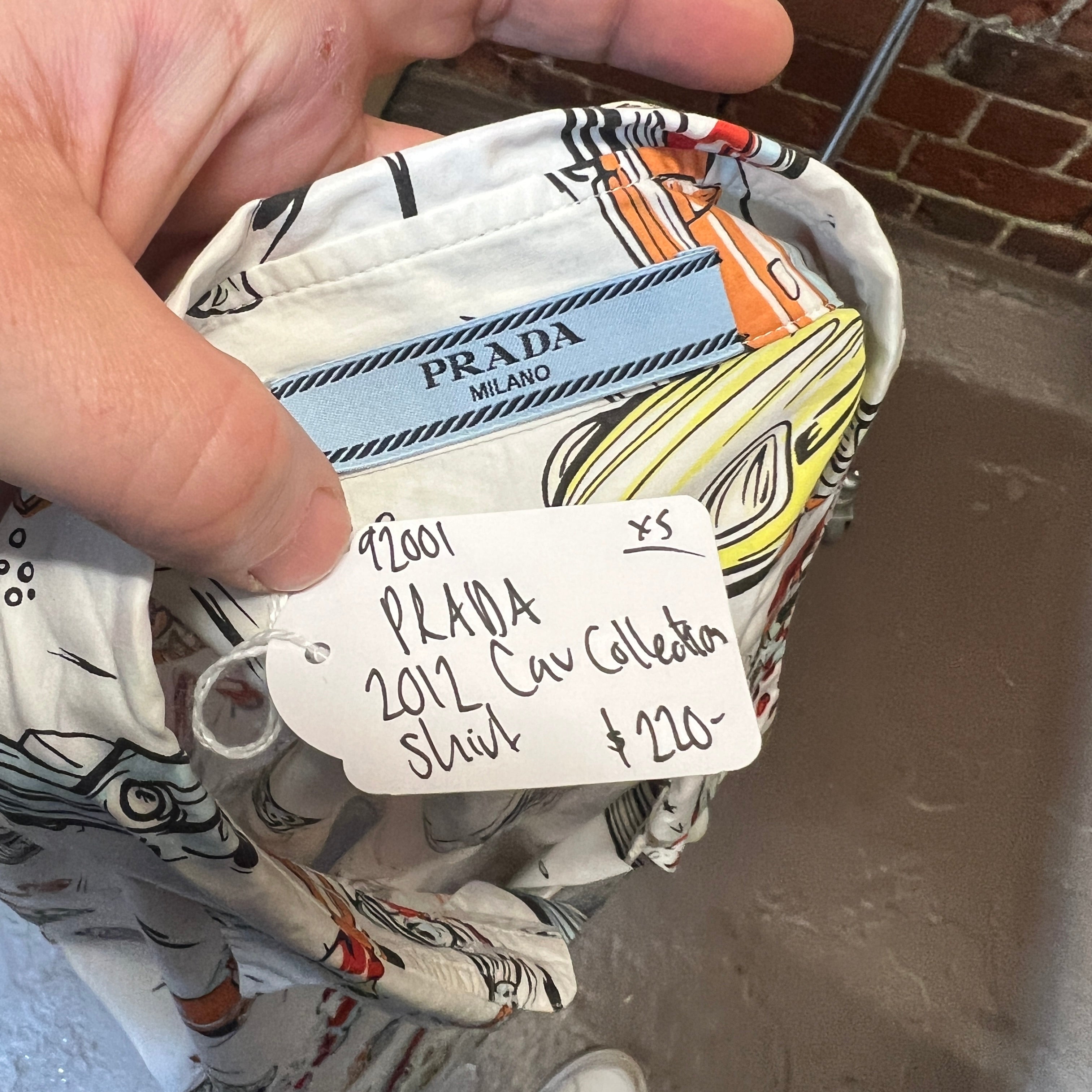 PRADA 2012 car collection shirt