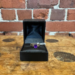 10K gold and amethyst 1970's ring
