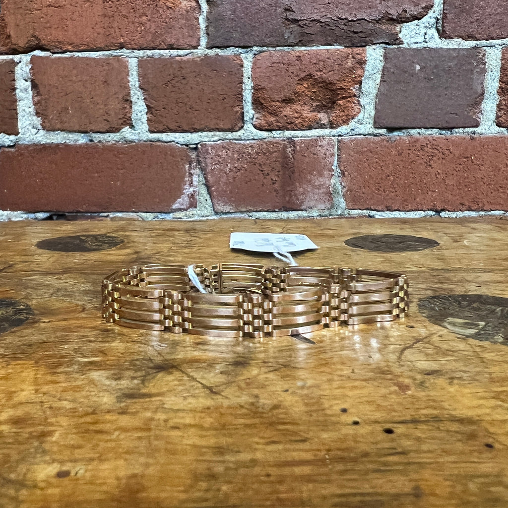 9K solid gold, 1940's bracelet