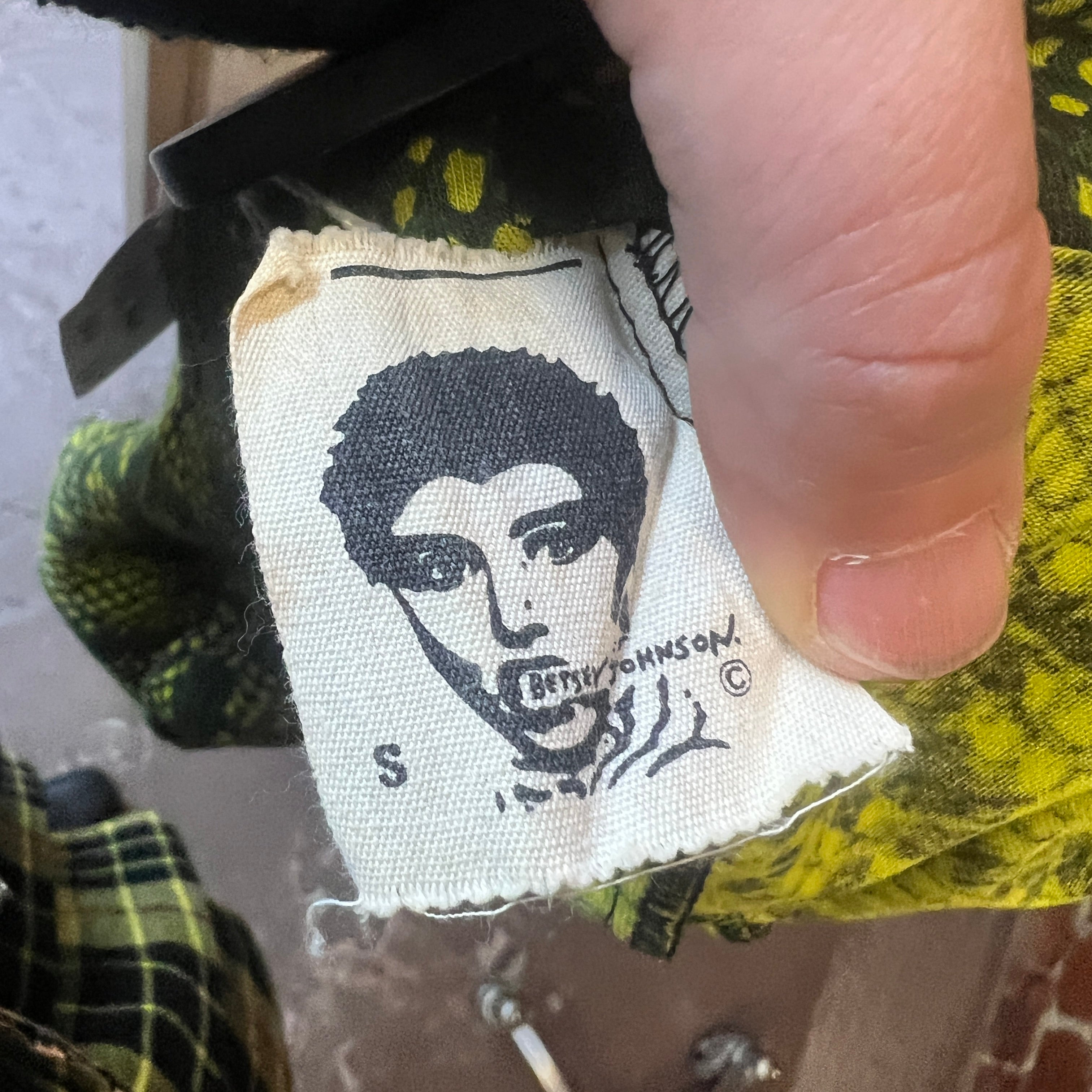 BETSY JOHNSTON 1980's mini dress