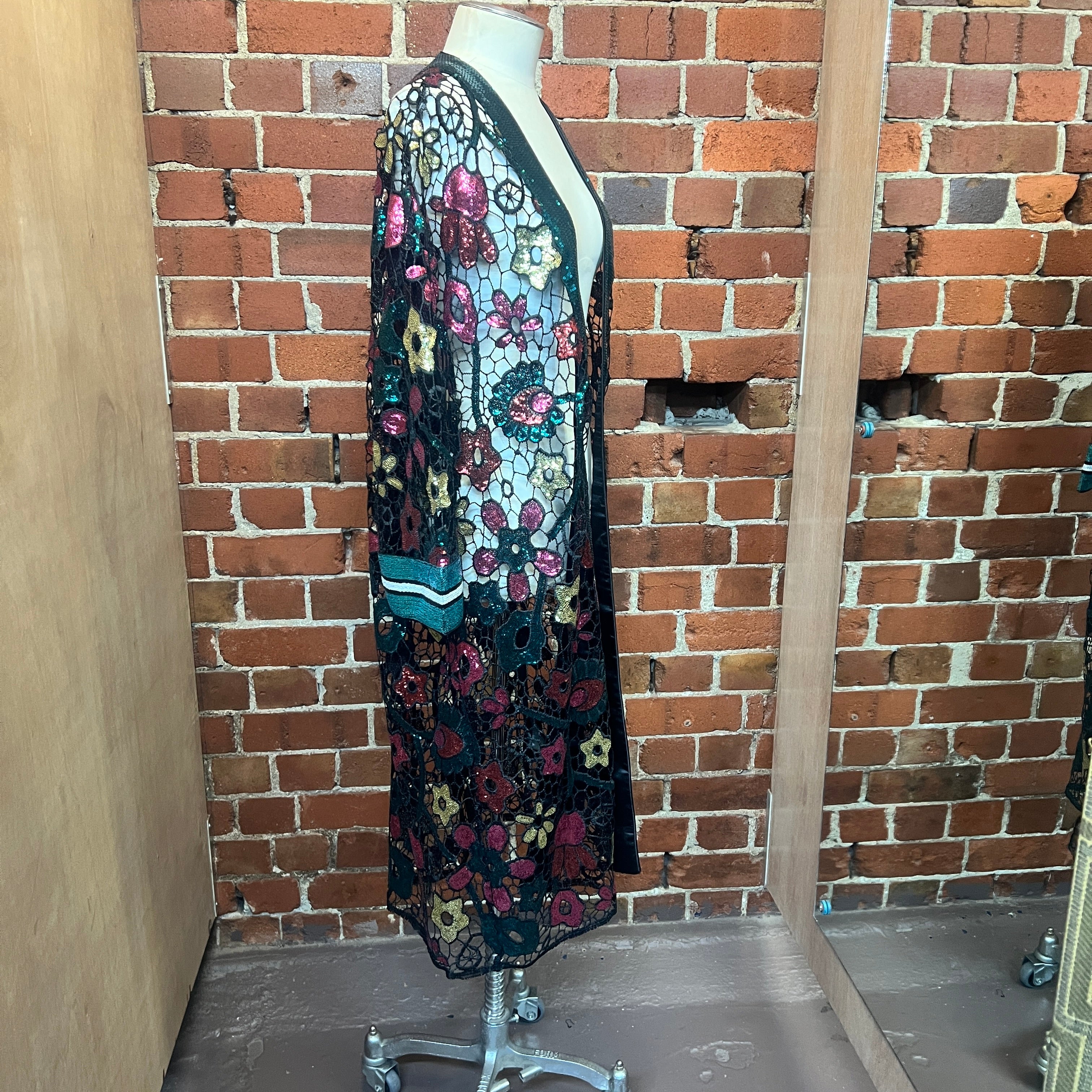 COOPER sequin drape jacket