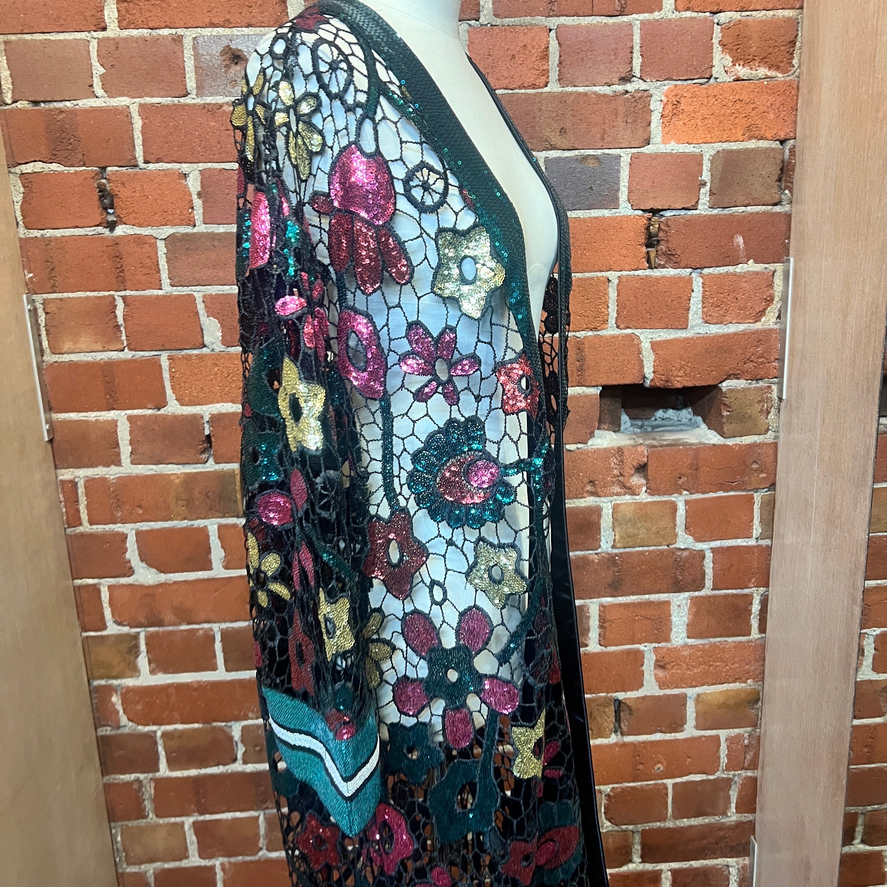 COOPER sequin drape jacket