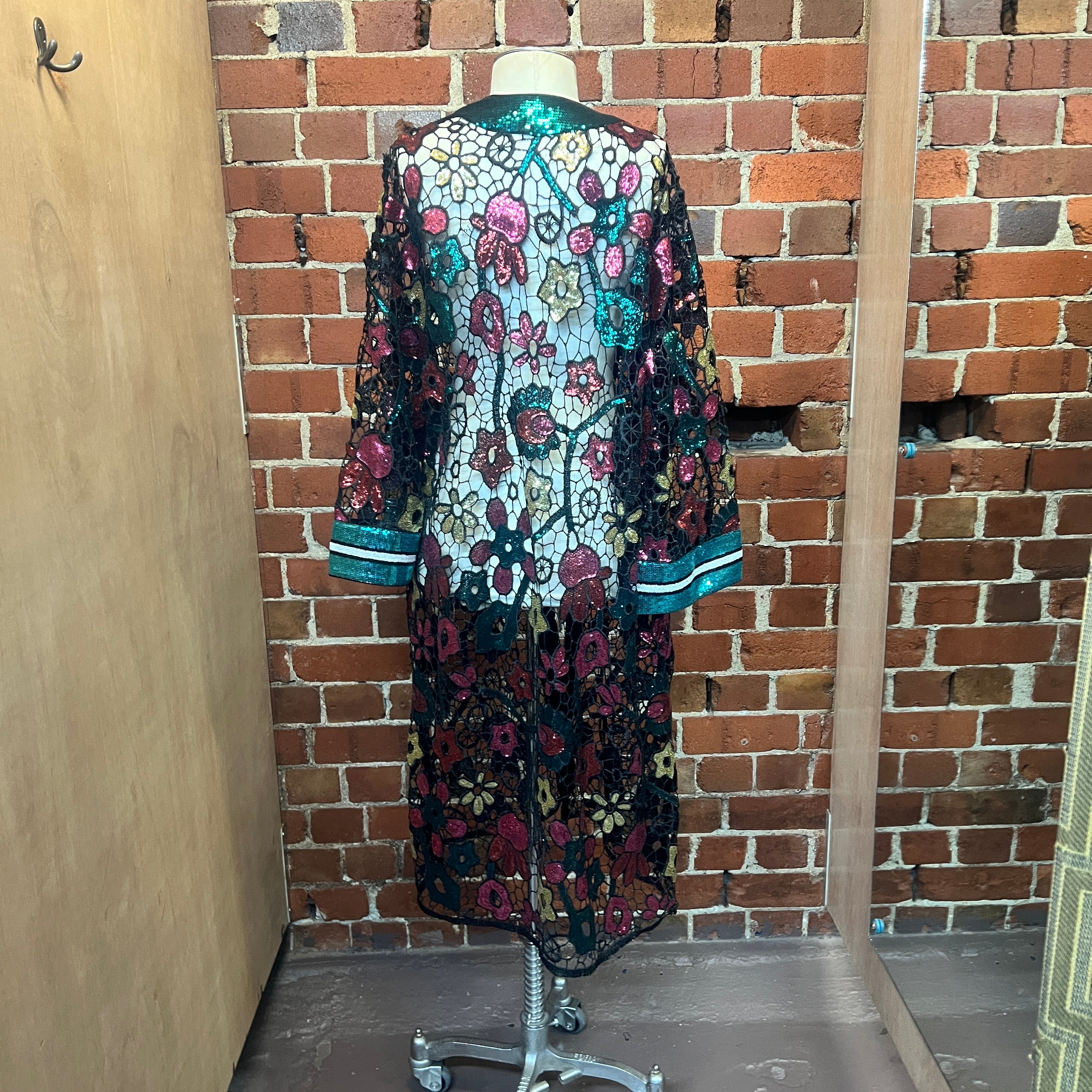 COOPER sequin drape jacket