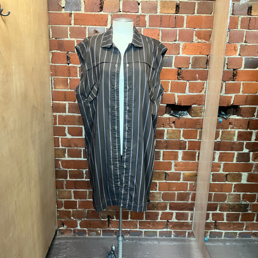 ZAMBESI striped shirt vest