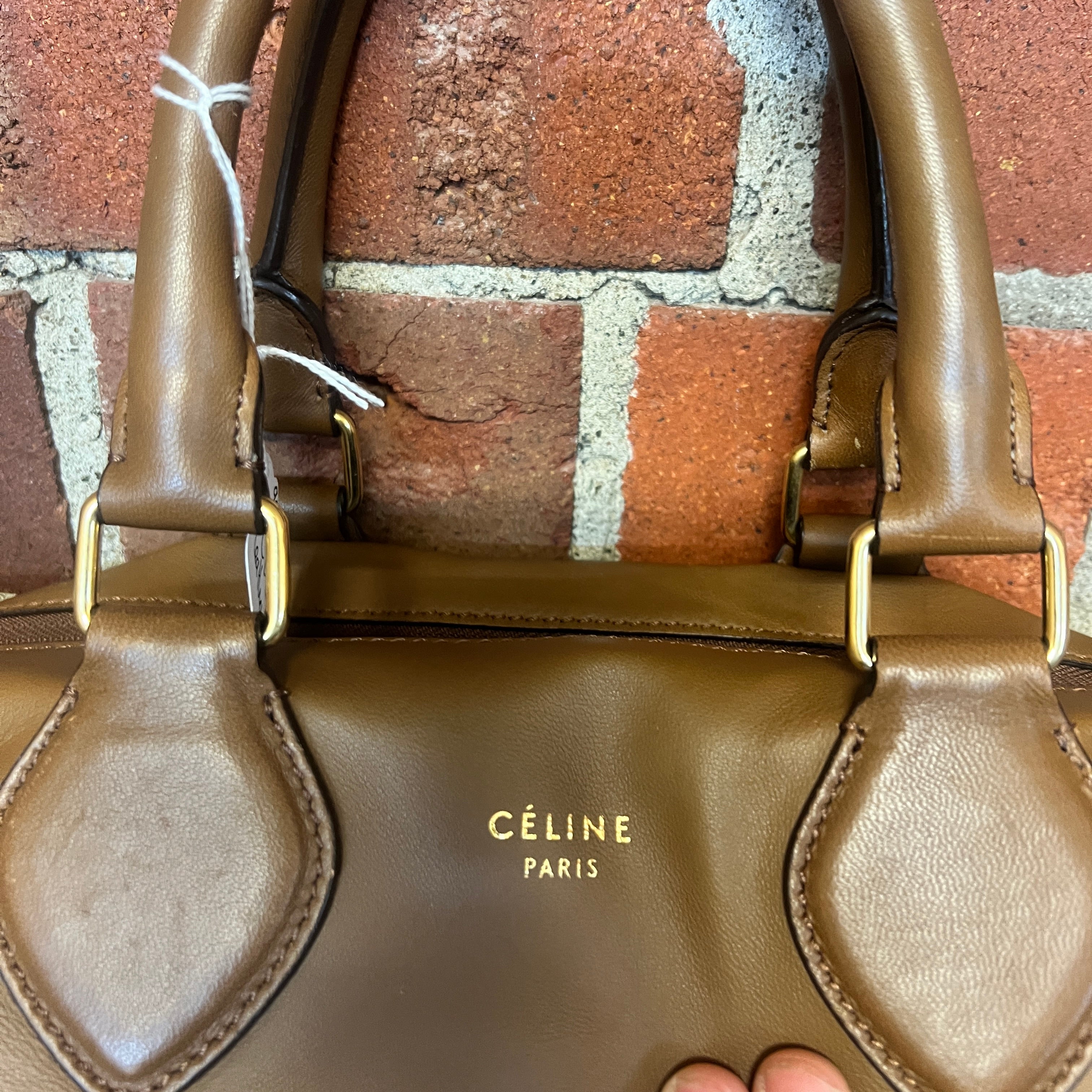 CELINE TRIPTYQUE leather handbag
