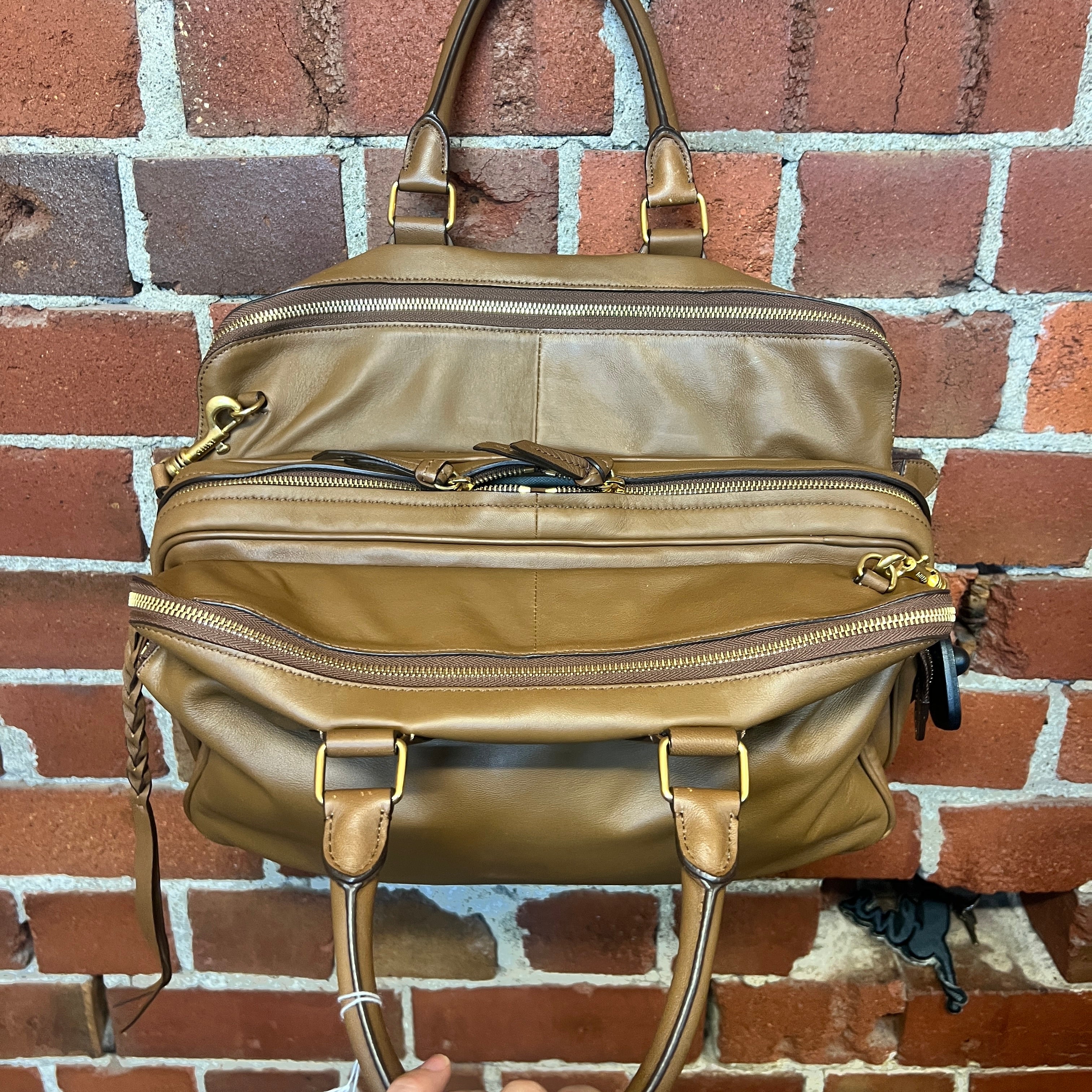 CELINE TRIPTYQUE leather handbag