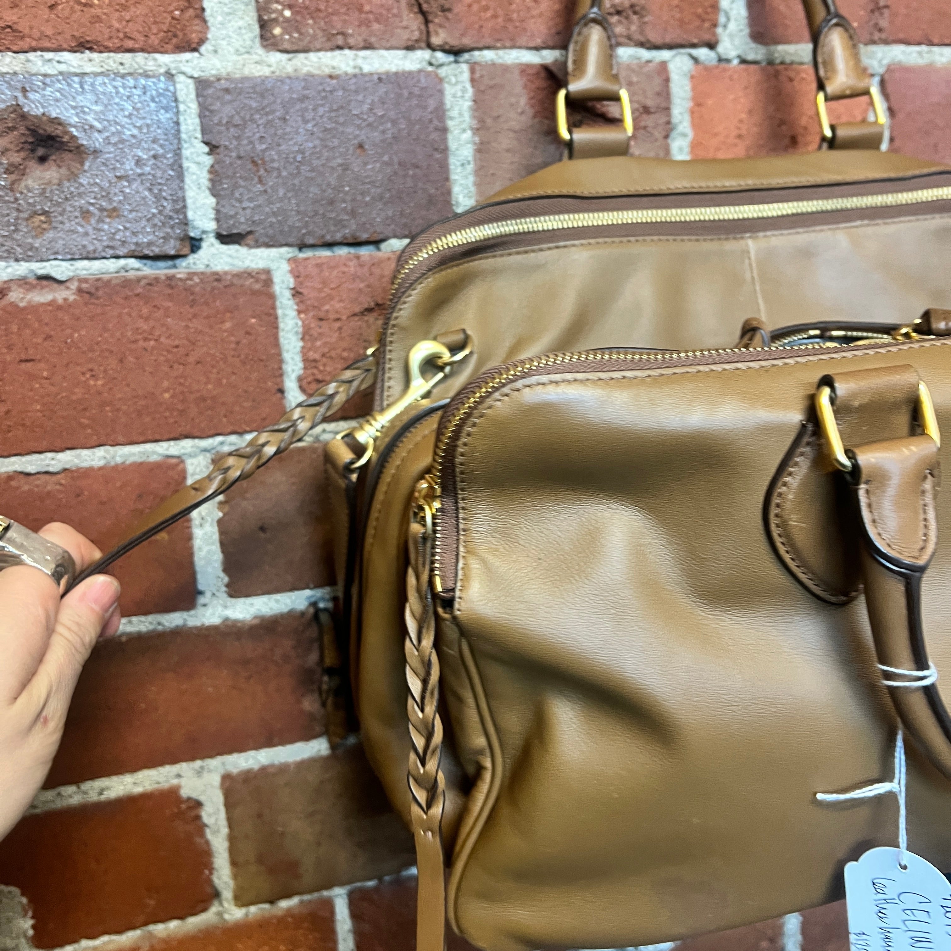 CELINE TRIPTYQUE leather handbag