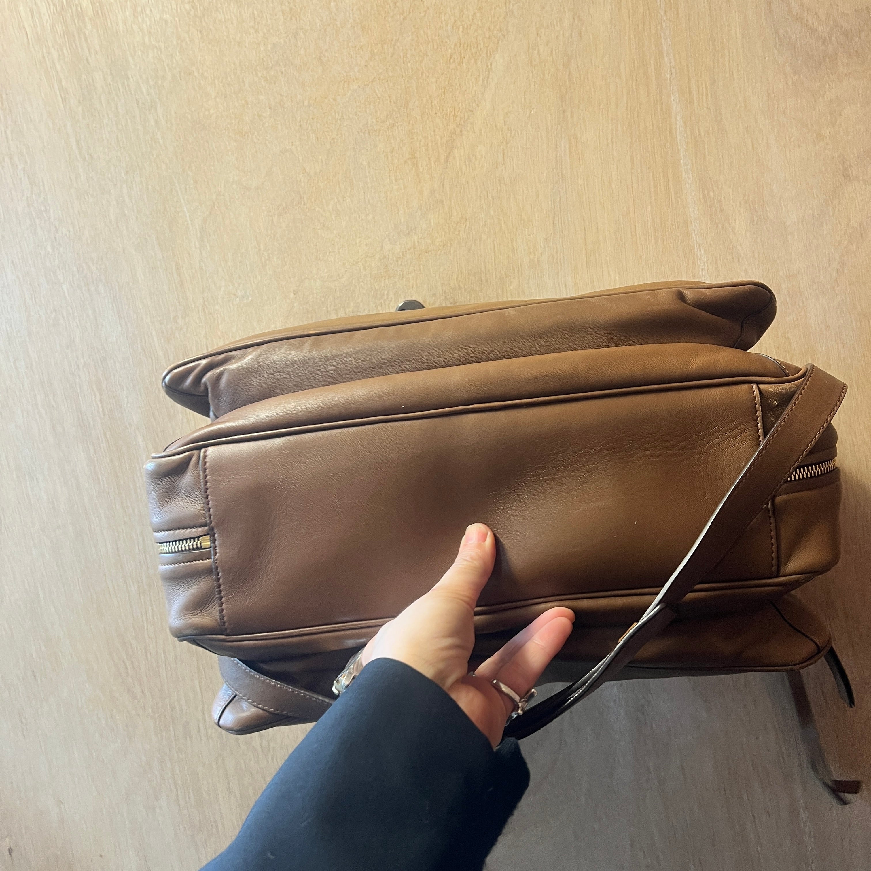 CELINE TRIPTYQUE leather handbag