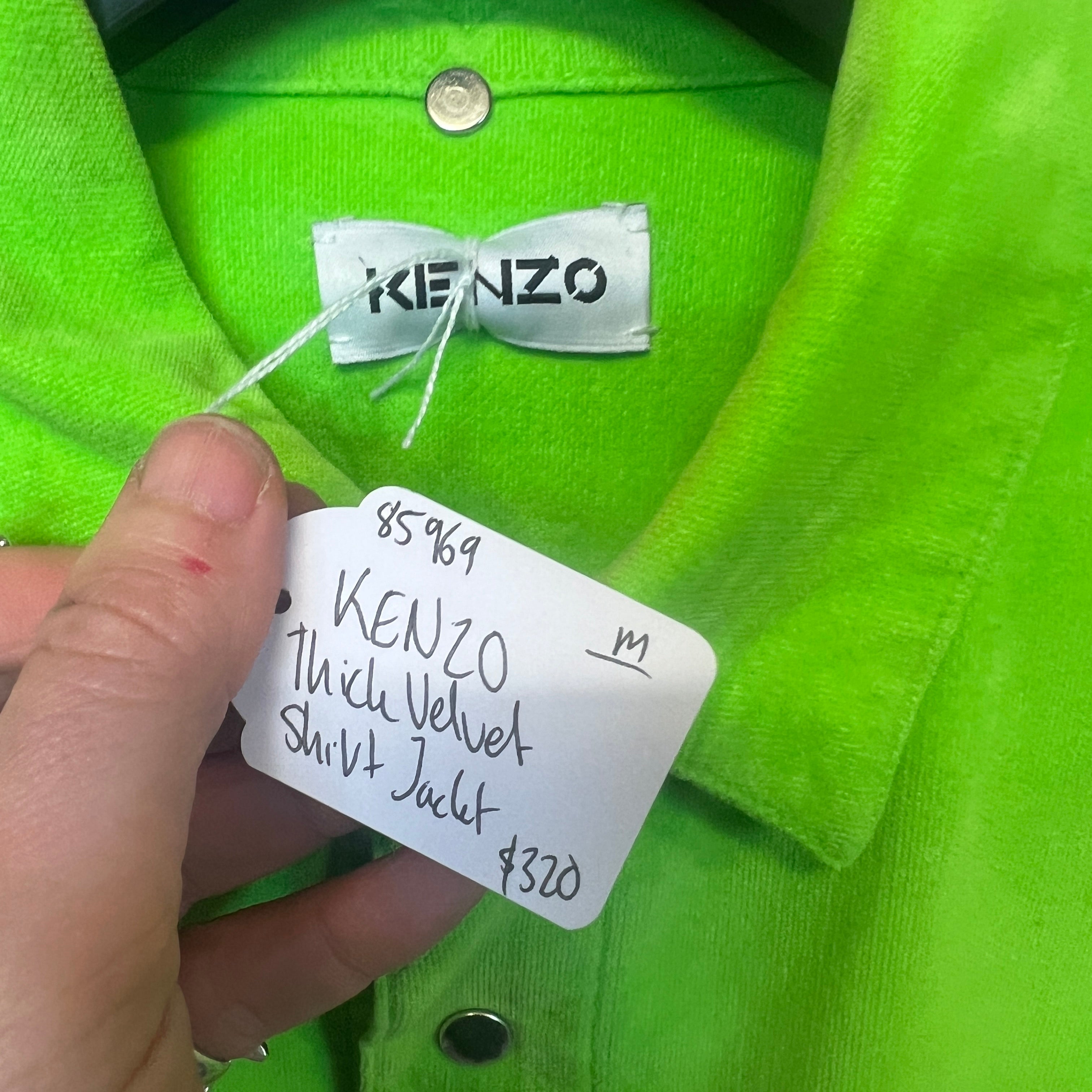 KENZO Flannel shirt jacket