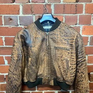 ACNE STUDIOS leather bomber