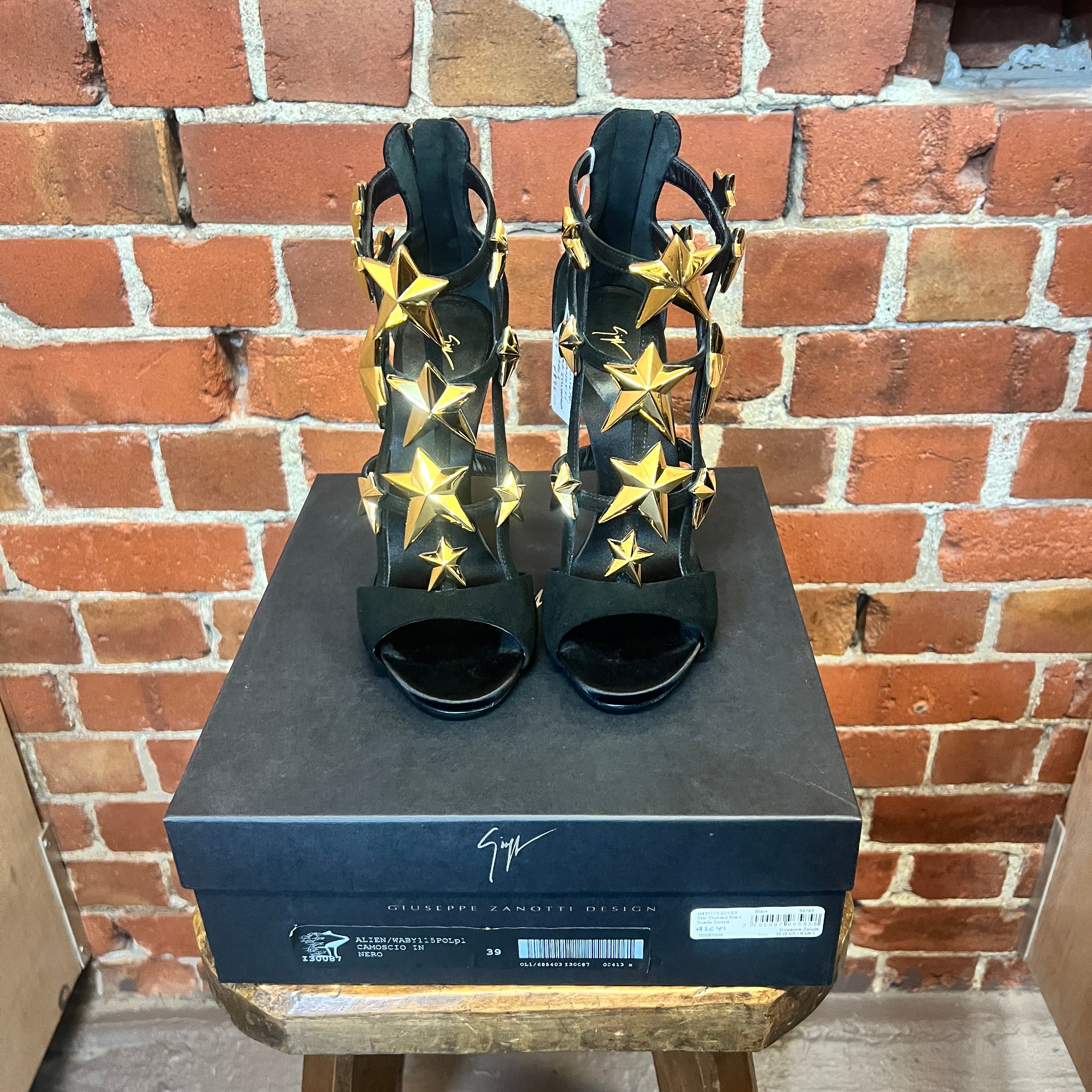 GIUSEPPE ZANOTTI sexy star high heels 39
