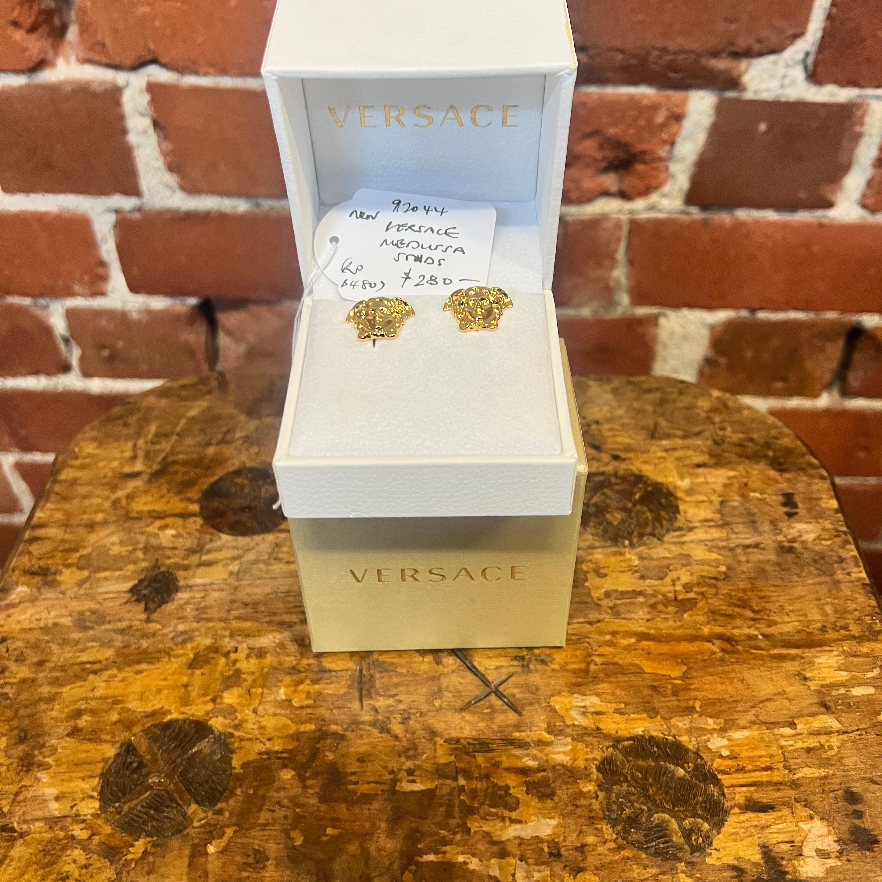 VERSACE medusa earring studs