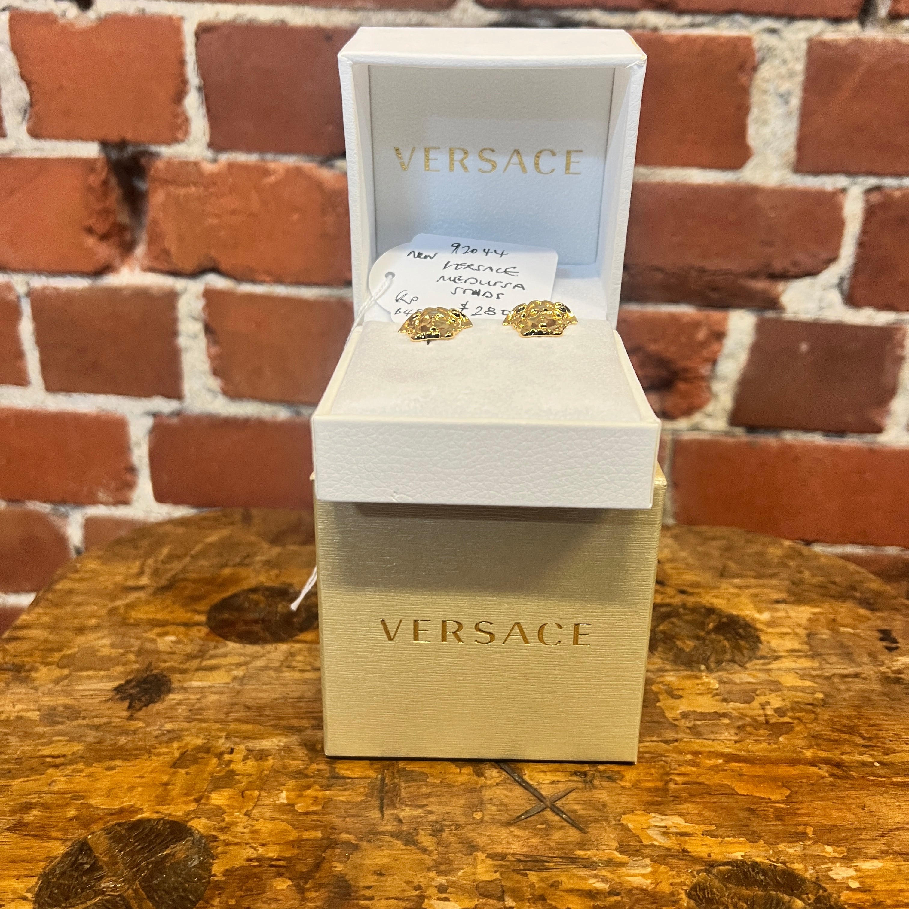 VERSACE medusa earring studs