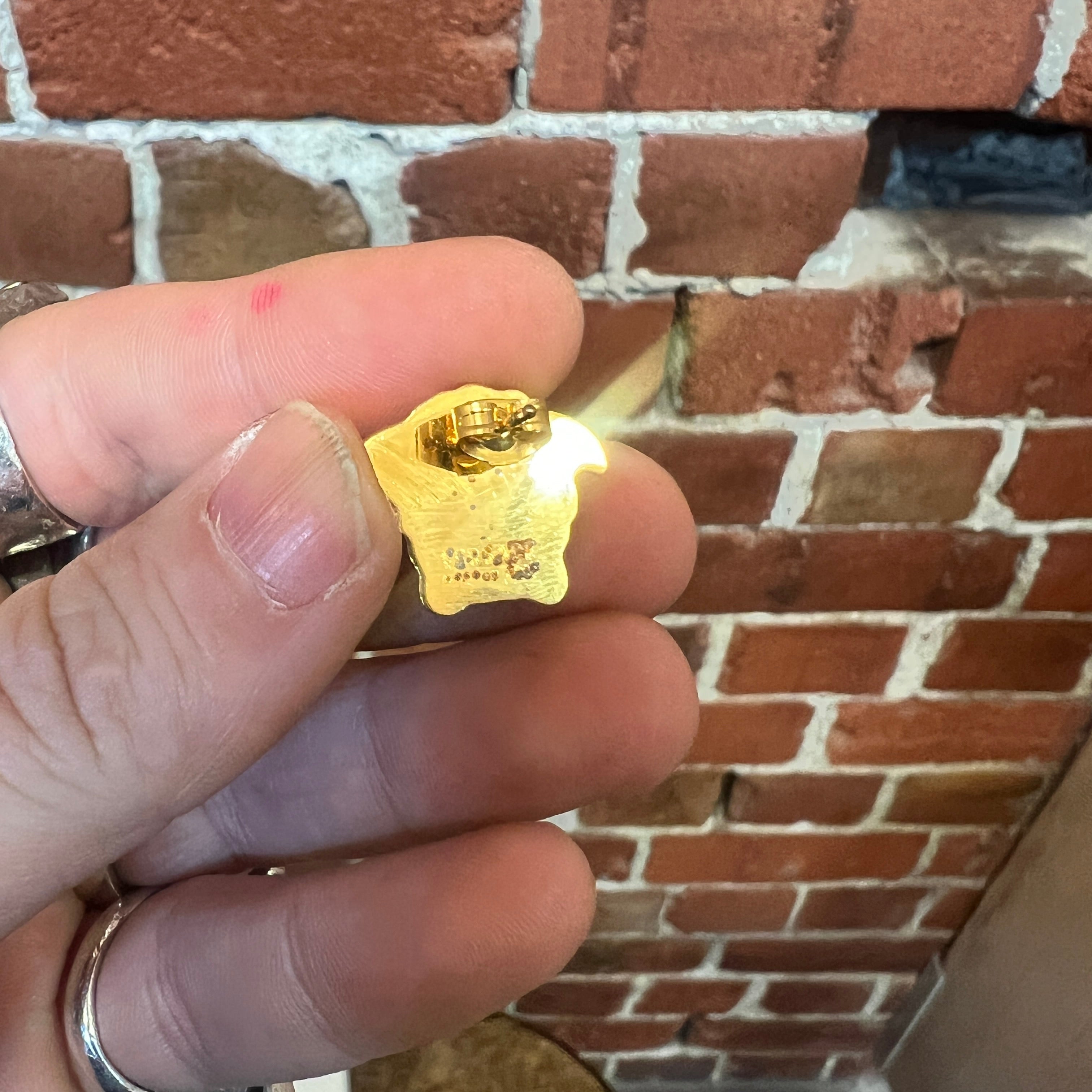 VERSACE medusa earring studs