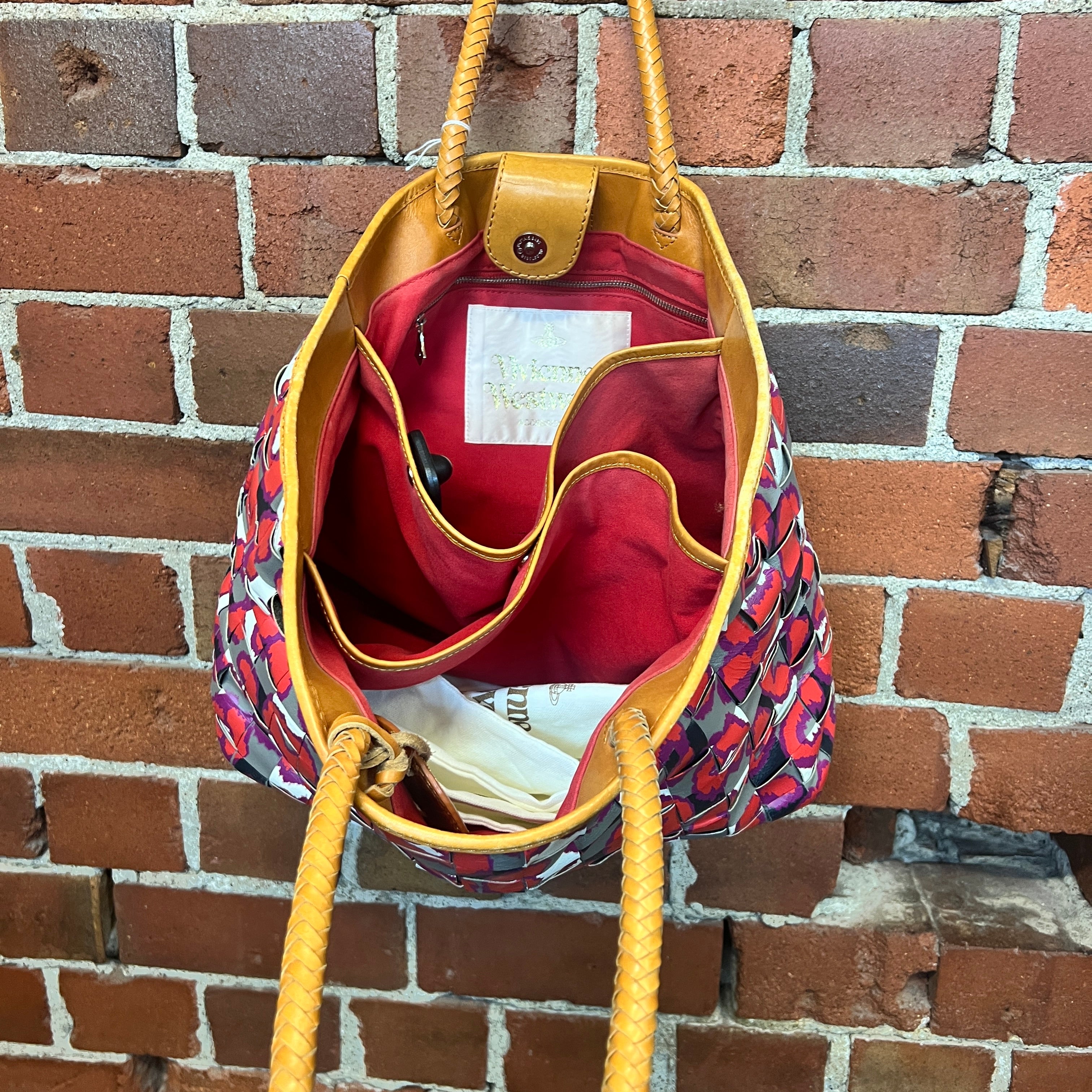 VIVIENNE WESTWOOD woven handbag