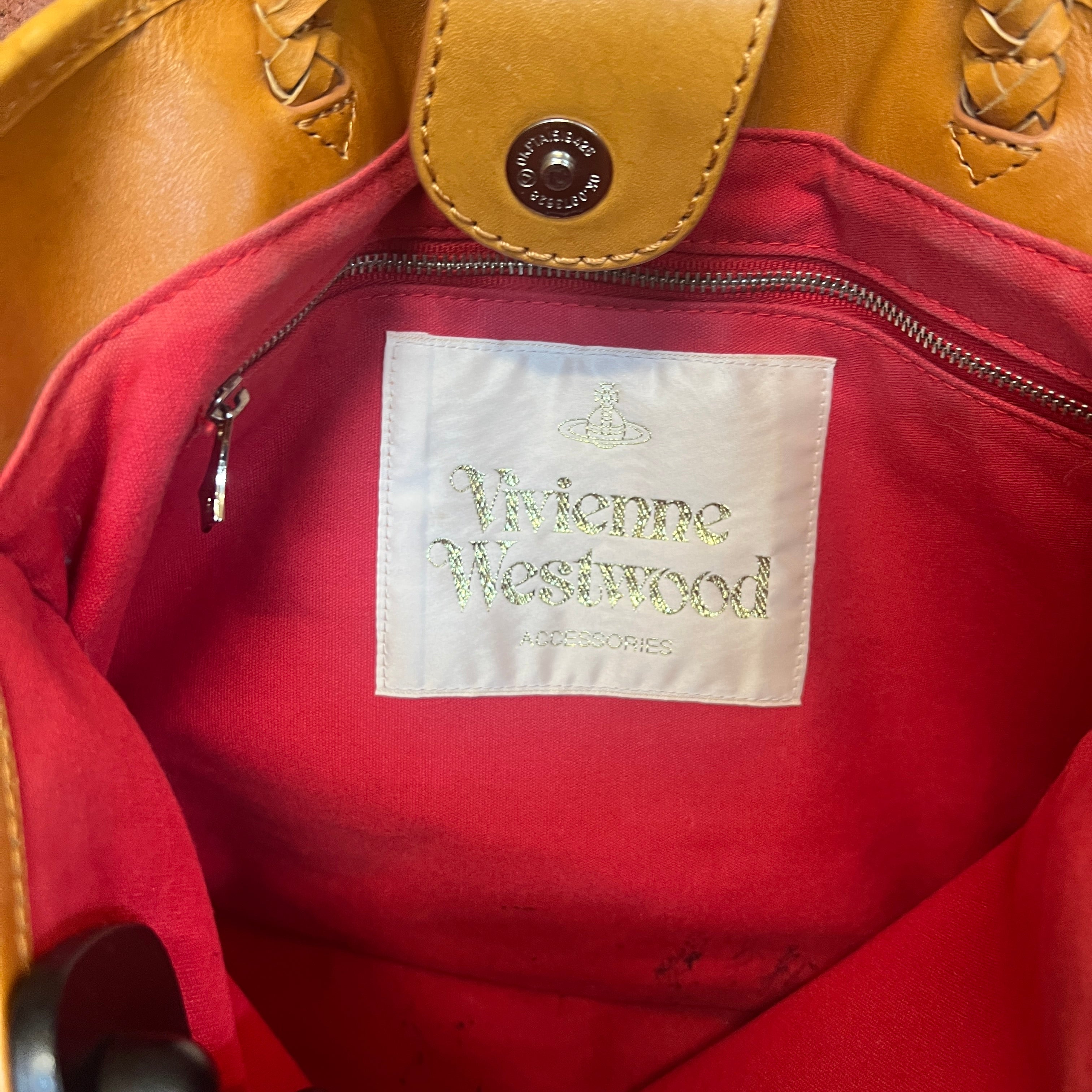 VIVIENNE WESTWOOD woven handbag