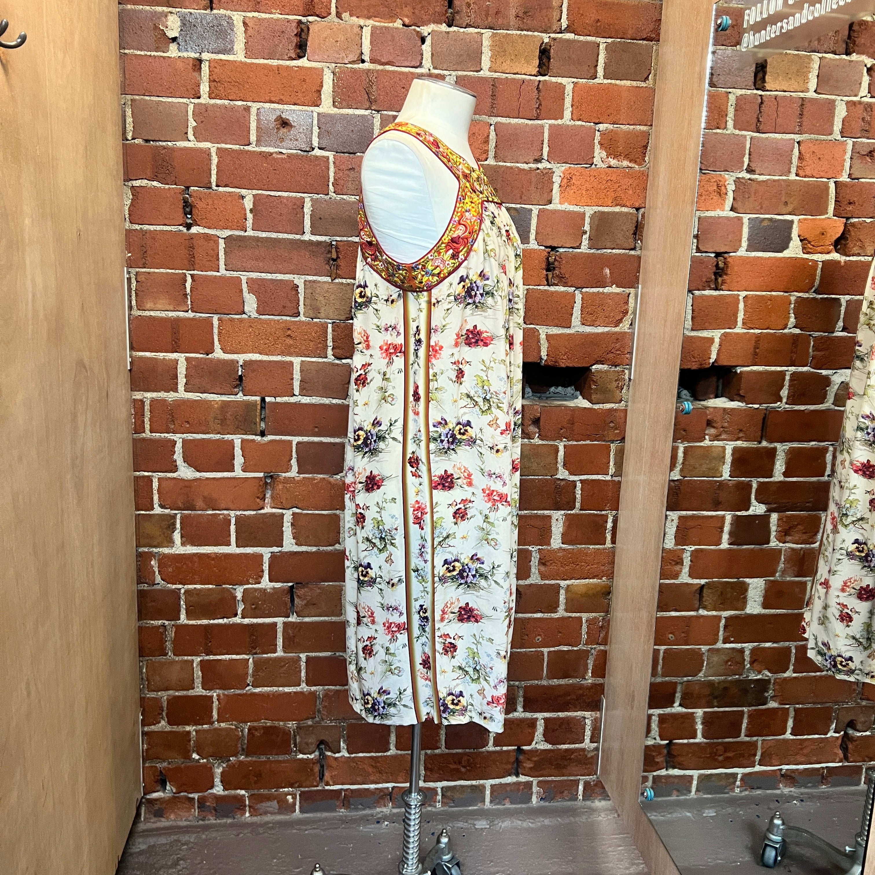 JEAN PAUL GAULTIER silk embroided dress