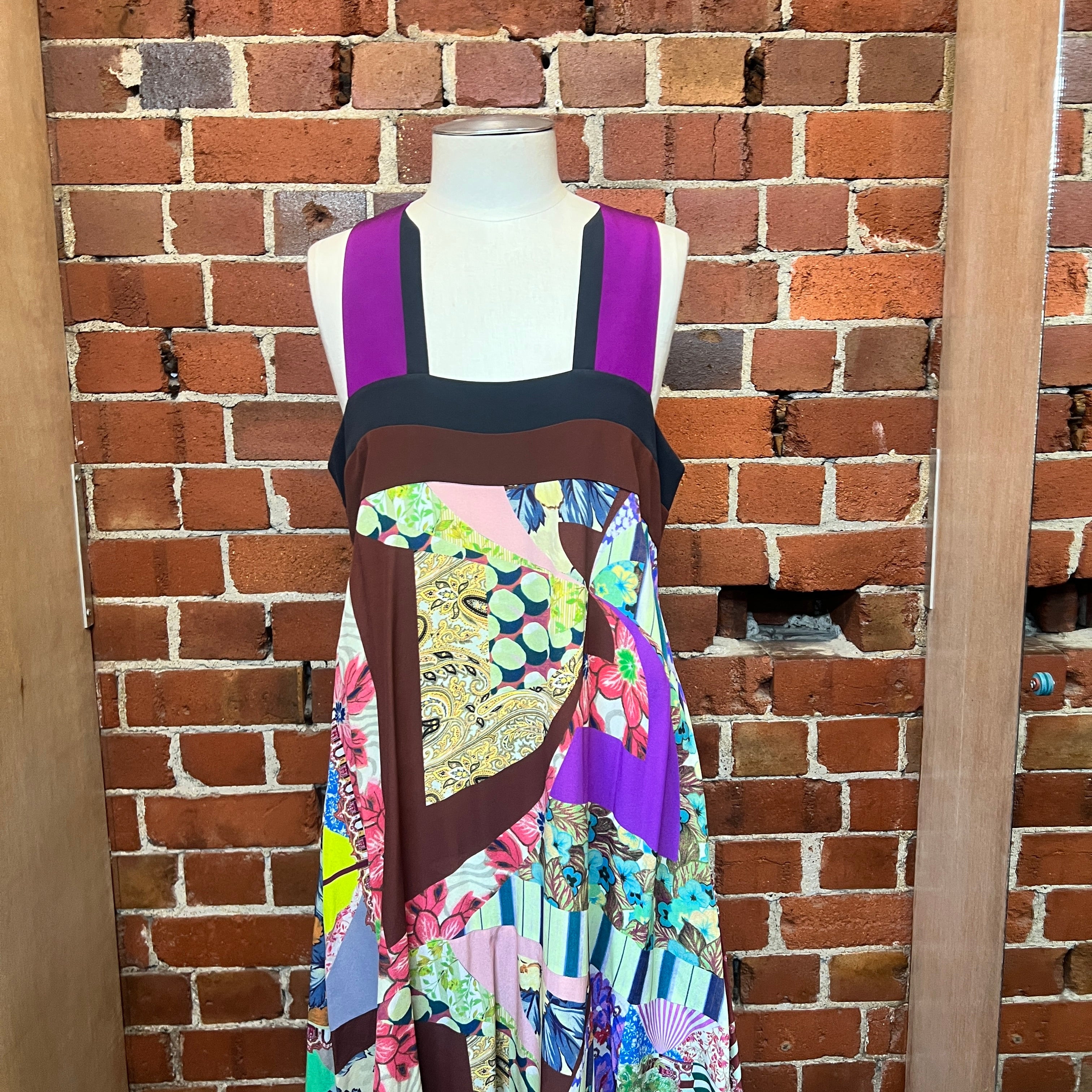 ETRO maxi silk dress