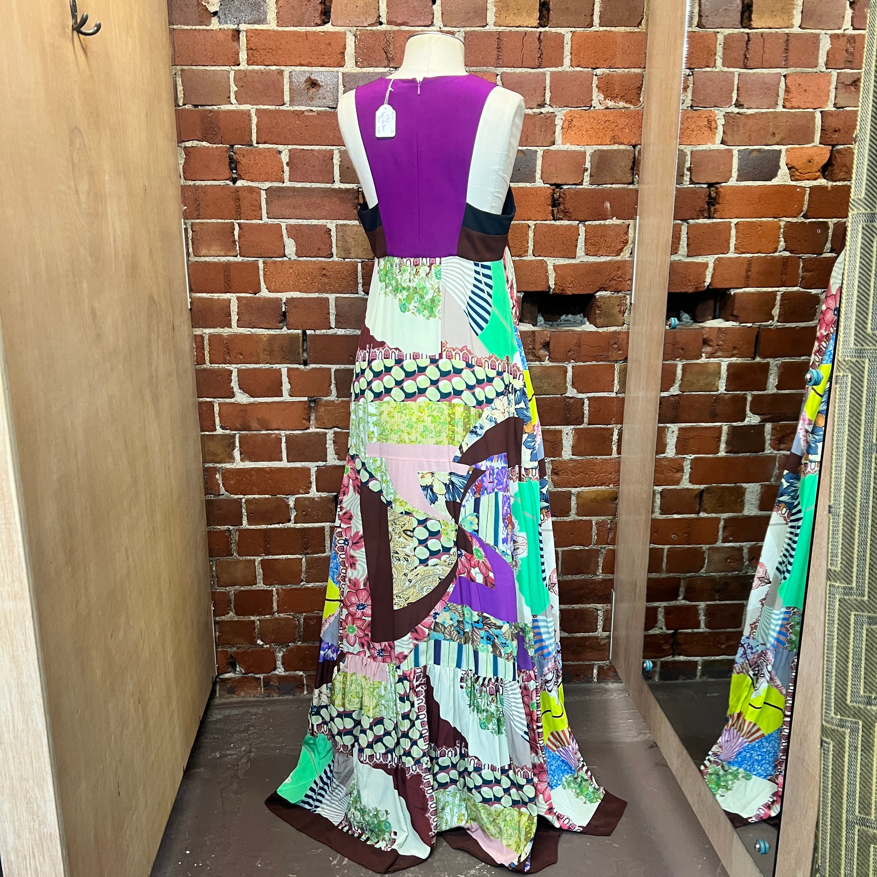 ETRO maxi silk dress