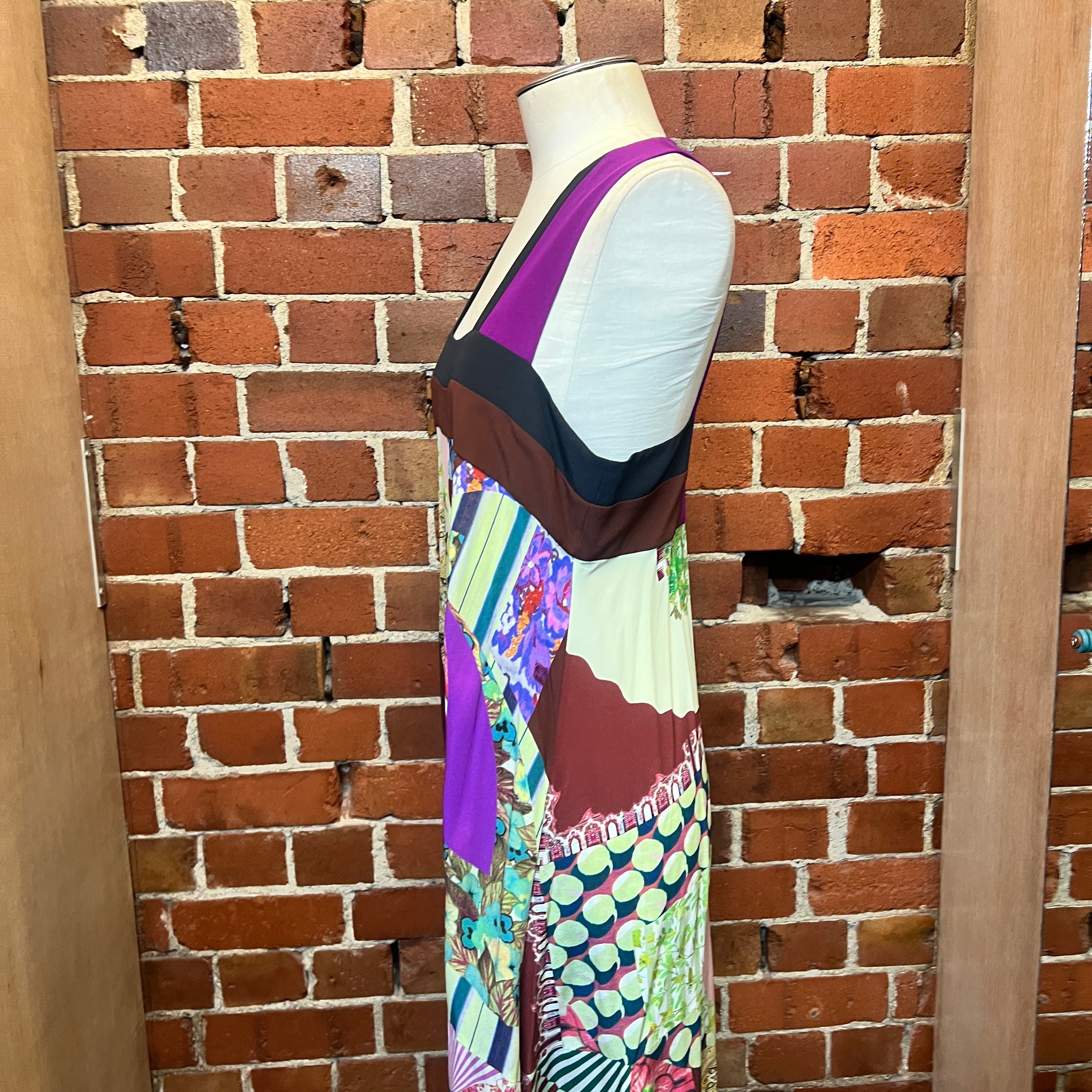 ETRO maxi silk dress