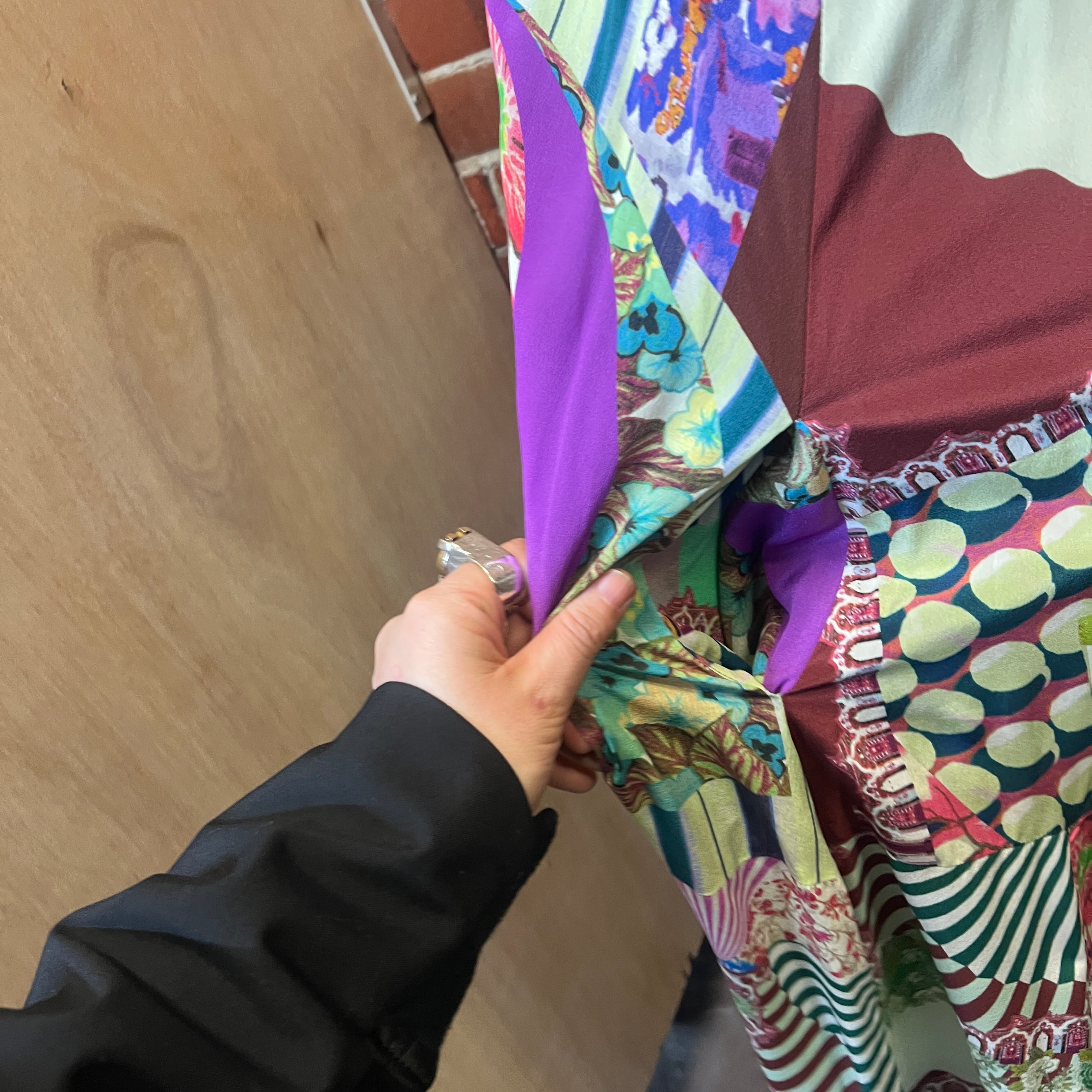 ETRO maxi silk dress