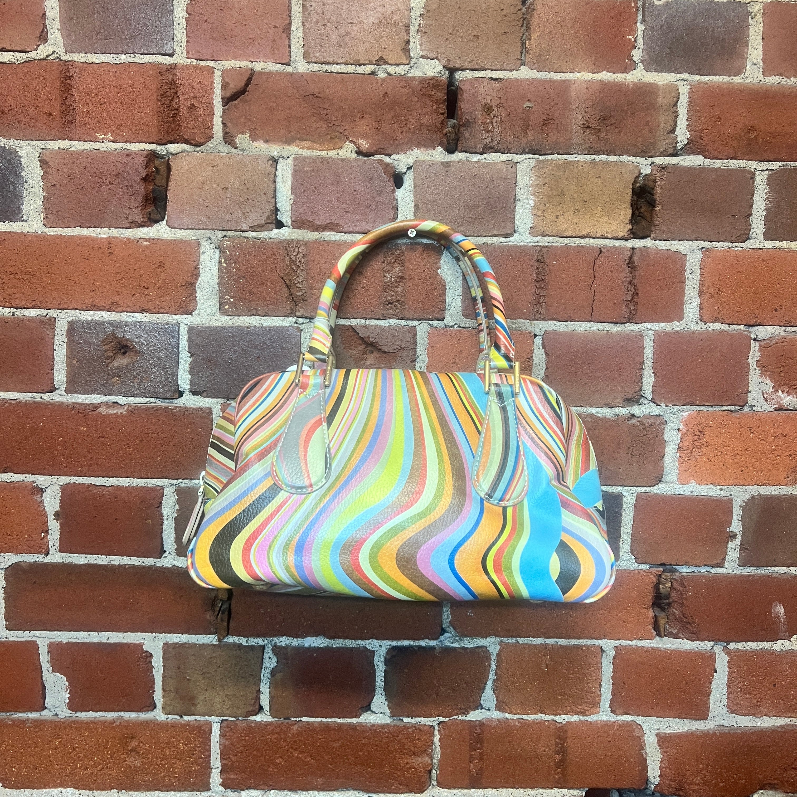 PAUL SMITH marble leather handbag