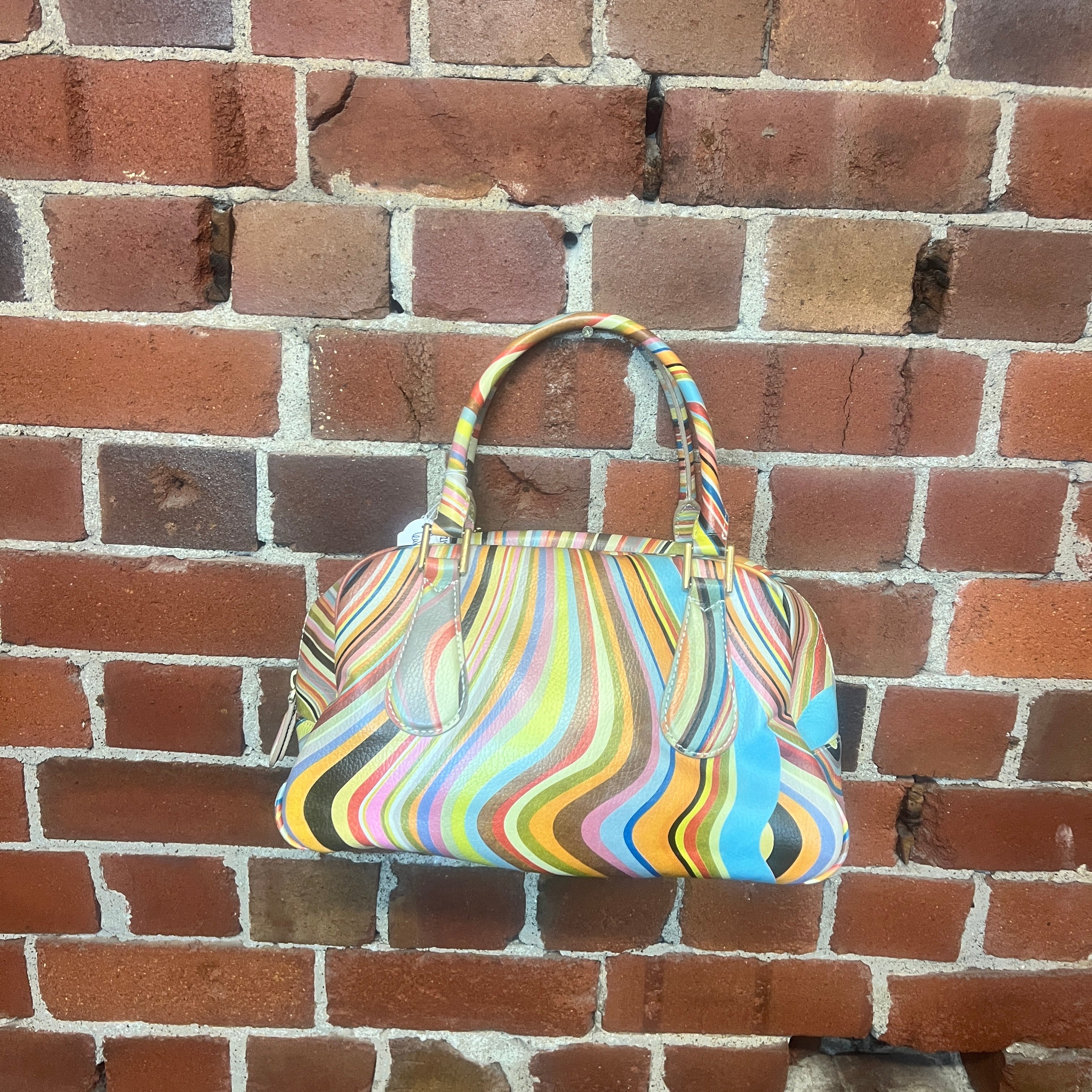 PAUL SMITH marble leather handbag