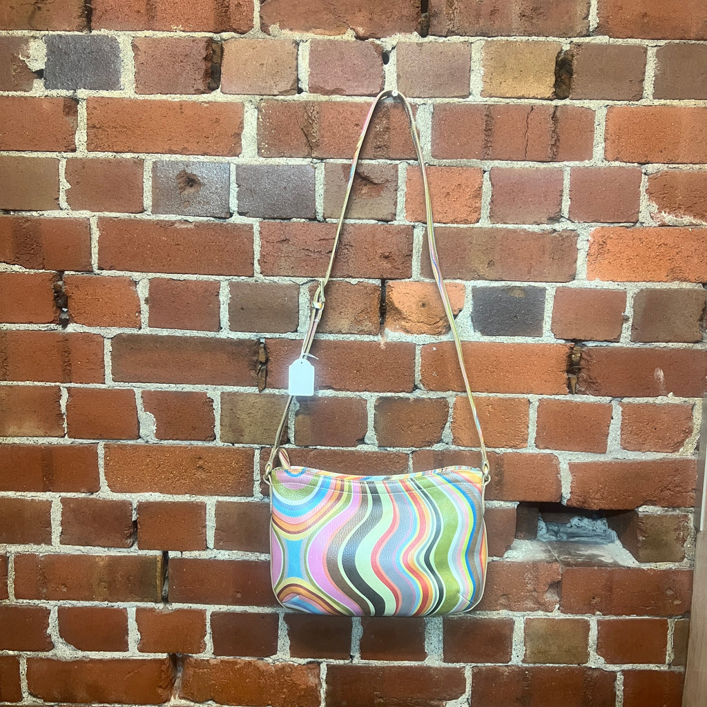 PAUL SMITH marble leather handbag