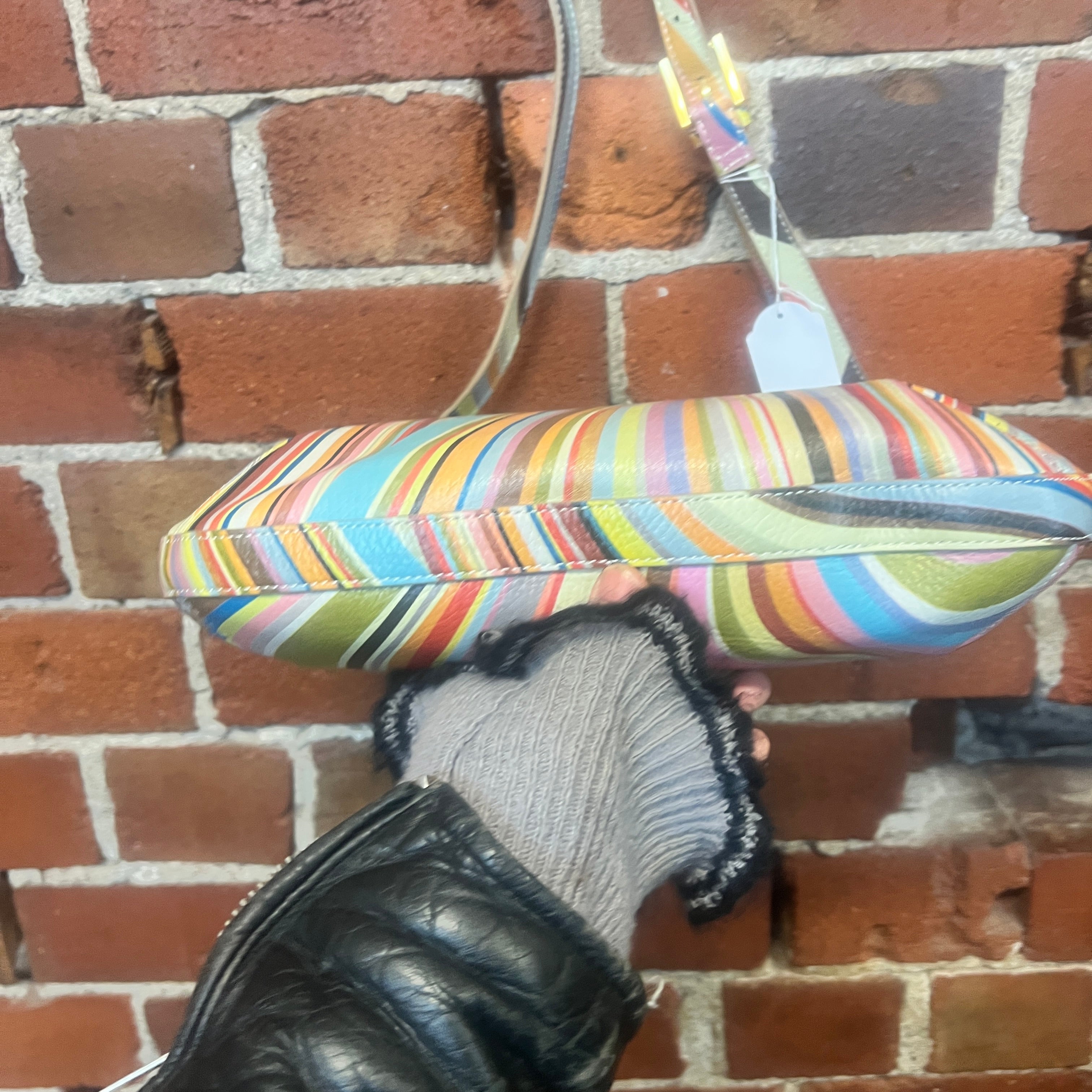 PAUL SMITH marble leather handbag